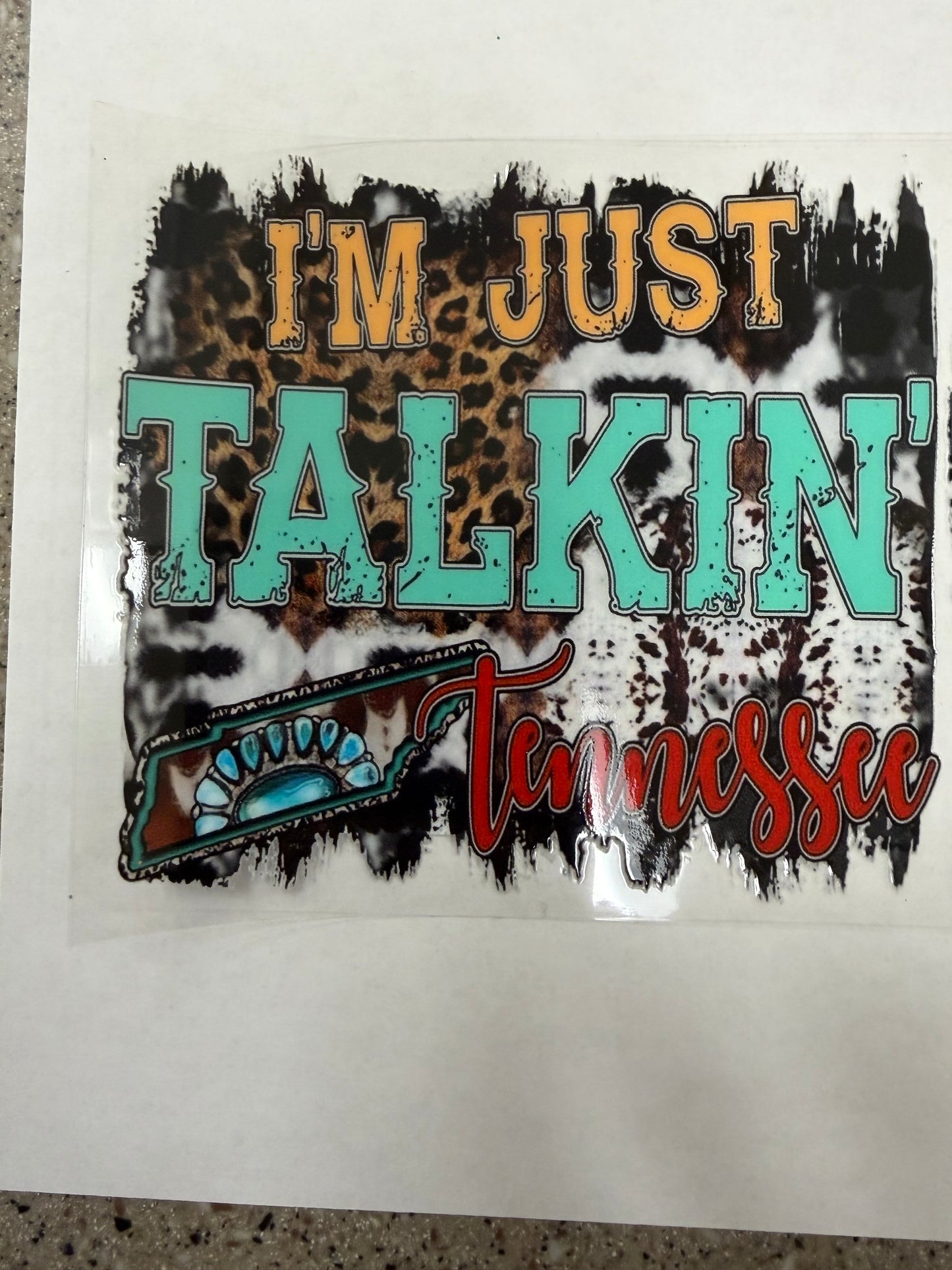 I’m just talking Tennessee Decal