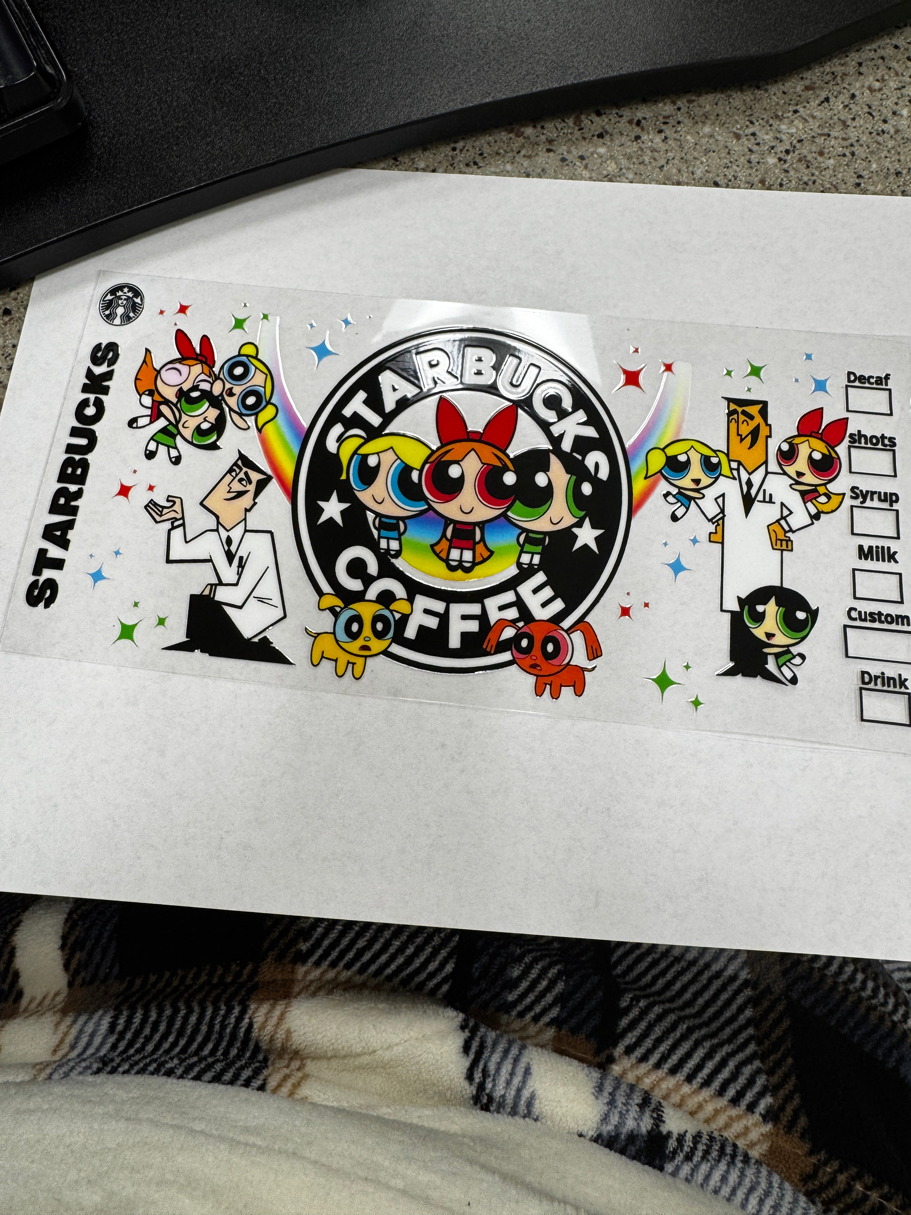 Powerpuff girls Starbucks coffee