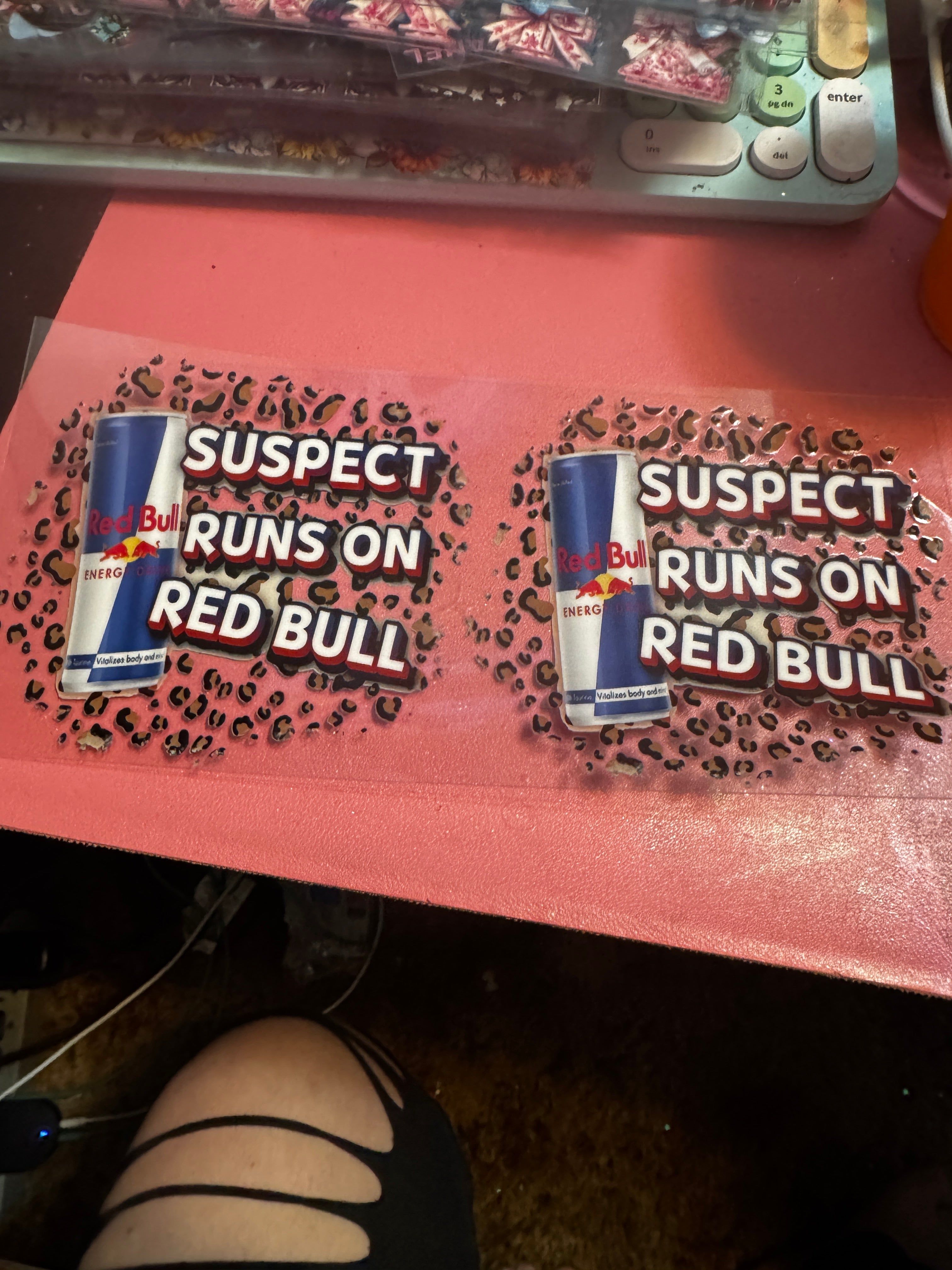 Suspect runs on redbull