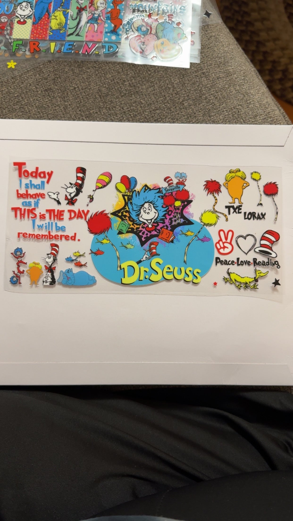 Dr Suess today I shall behave