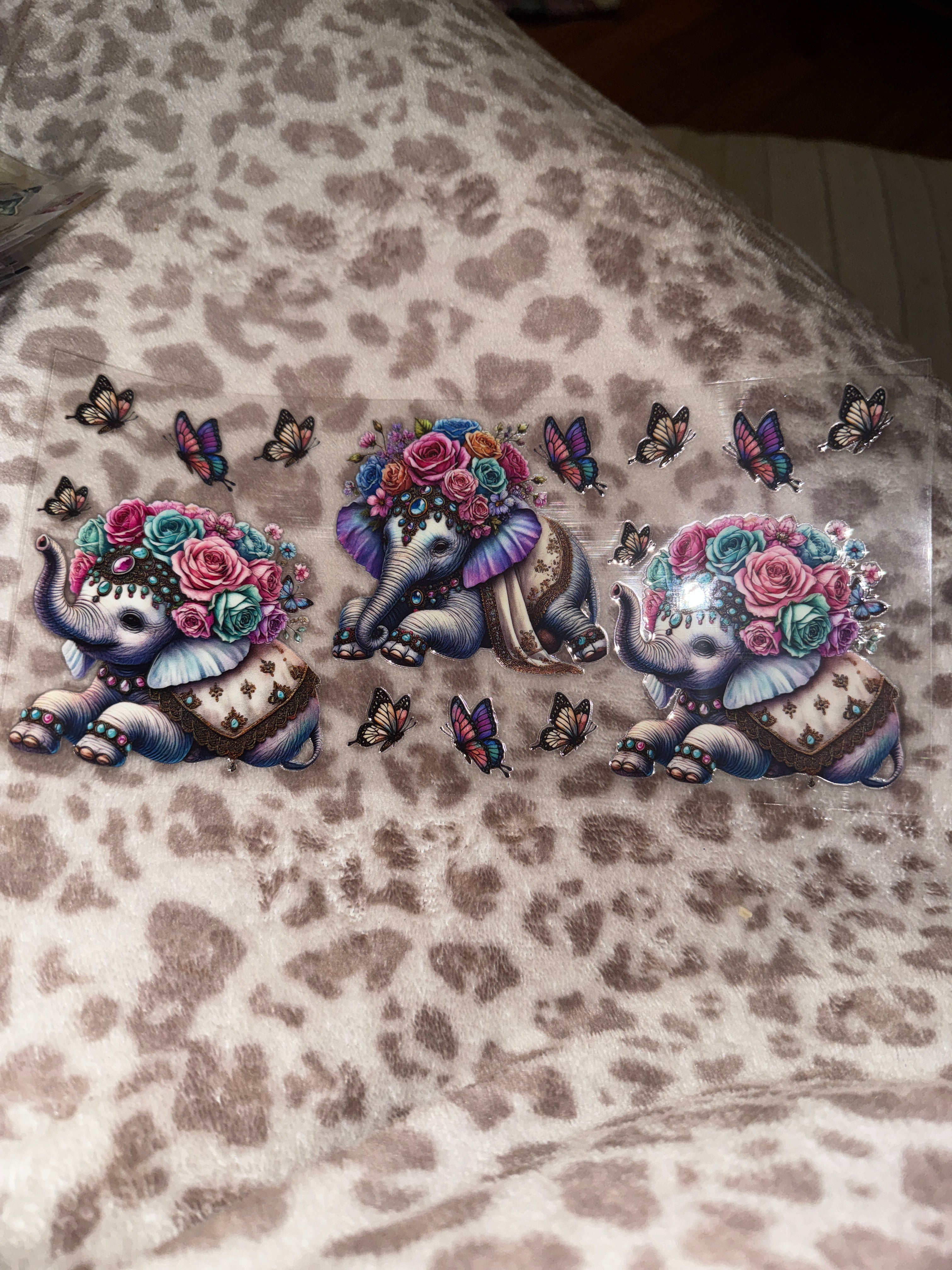Three little elephants