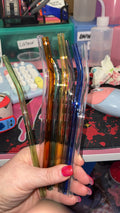 Glass straw’s  variety of colors