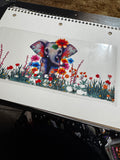 little field of flowers Elephant