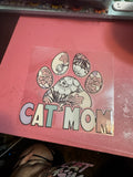 Cat mom decal