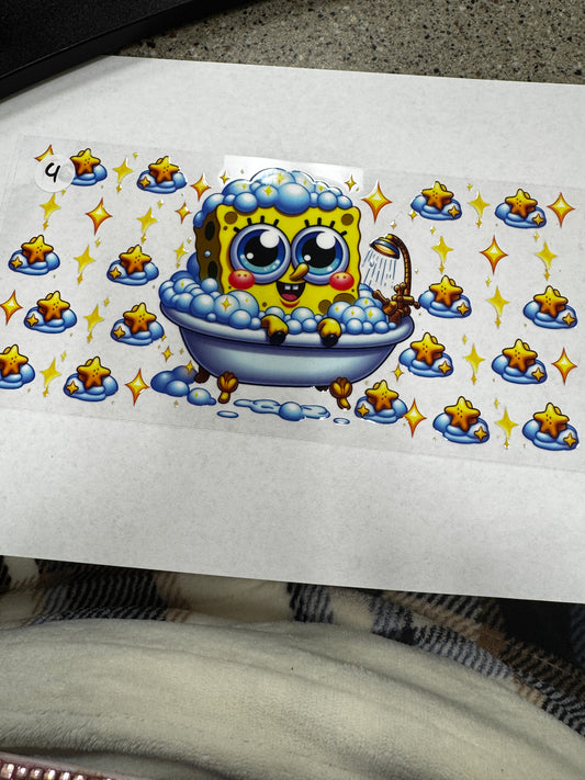 Spongebob bubble bath