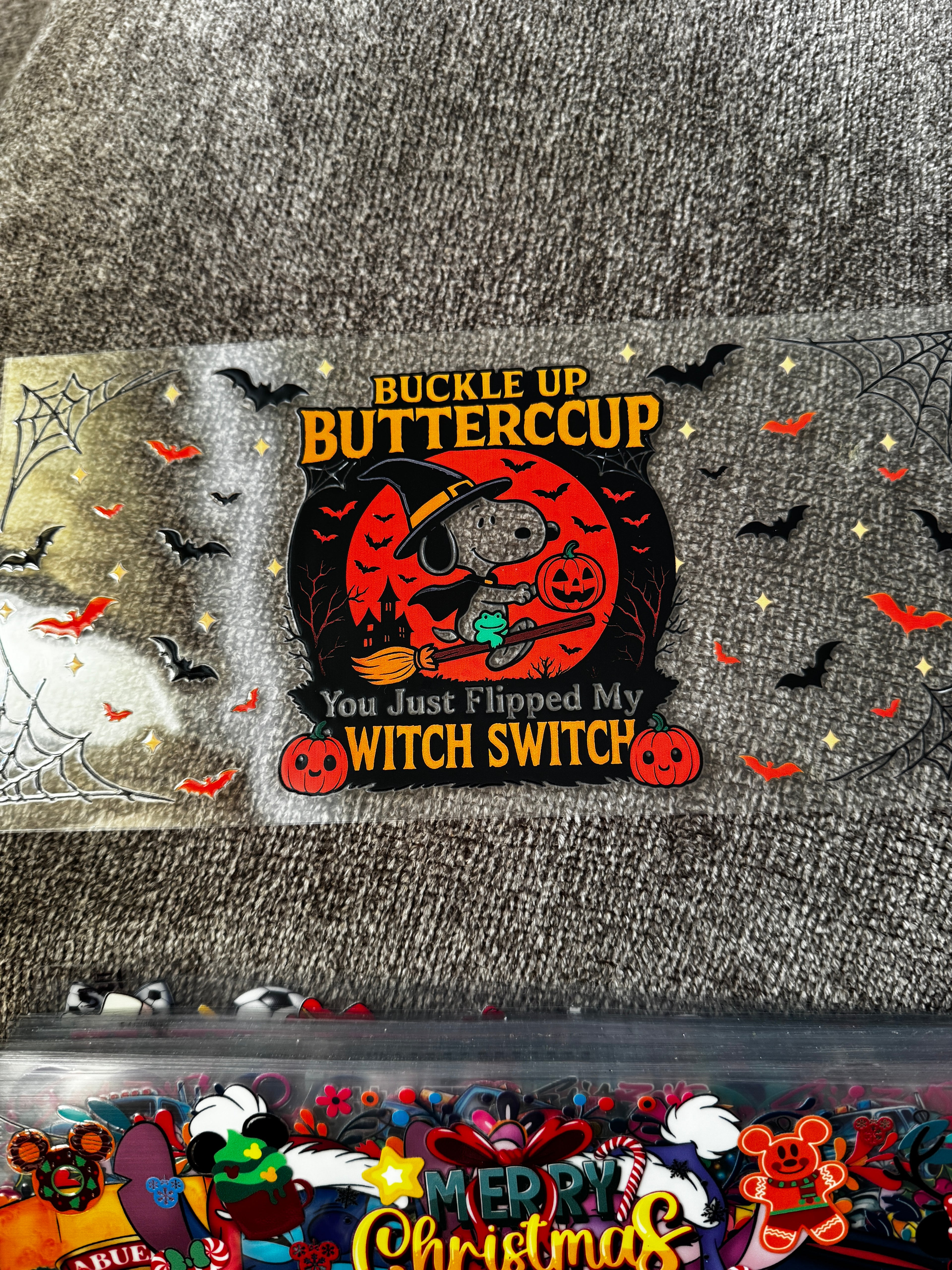 Snoopy buckle up buttercup