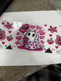 Witches cold brew cute ghost with pink