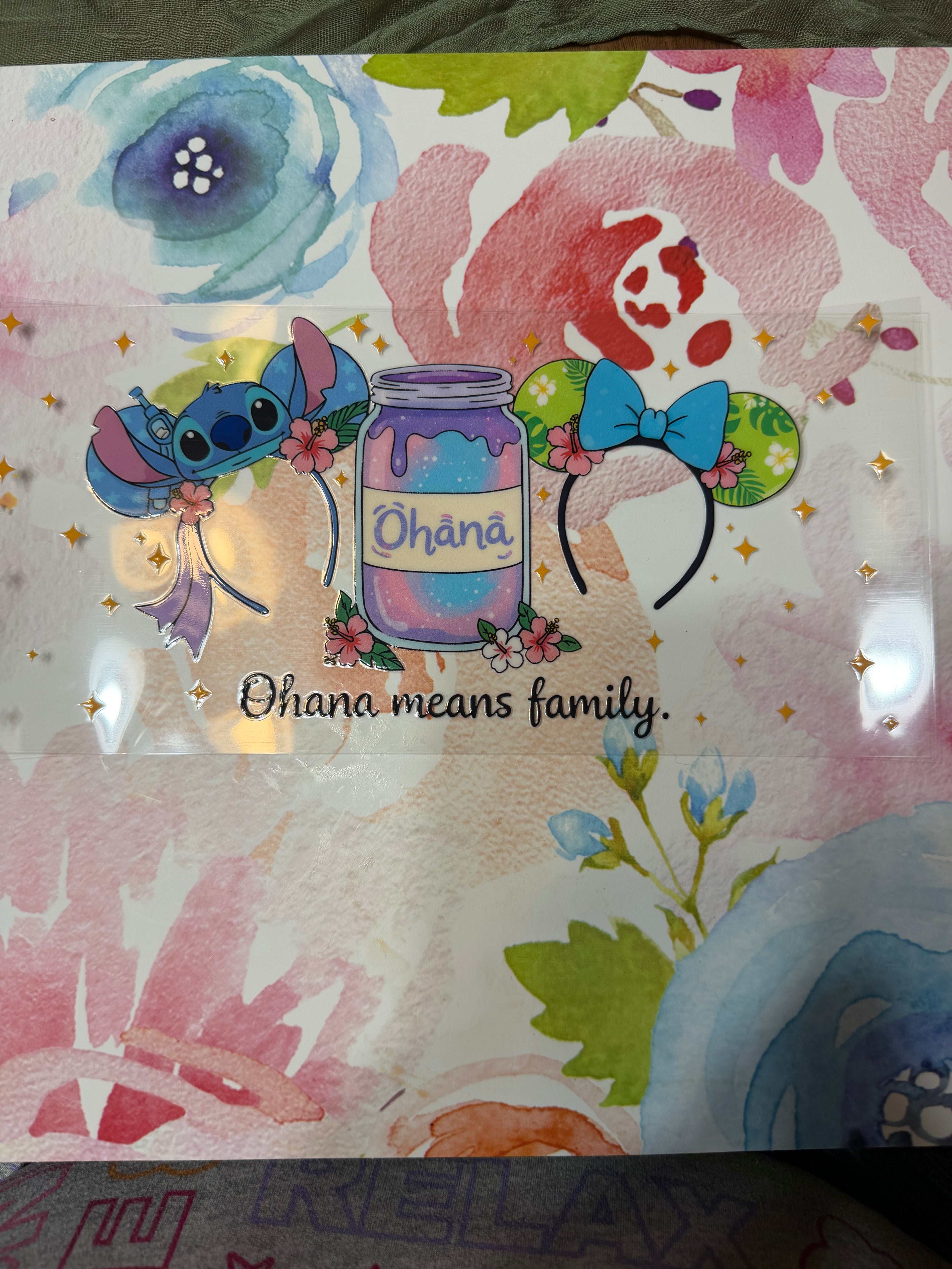 Stitch ohana means family