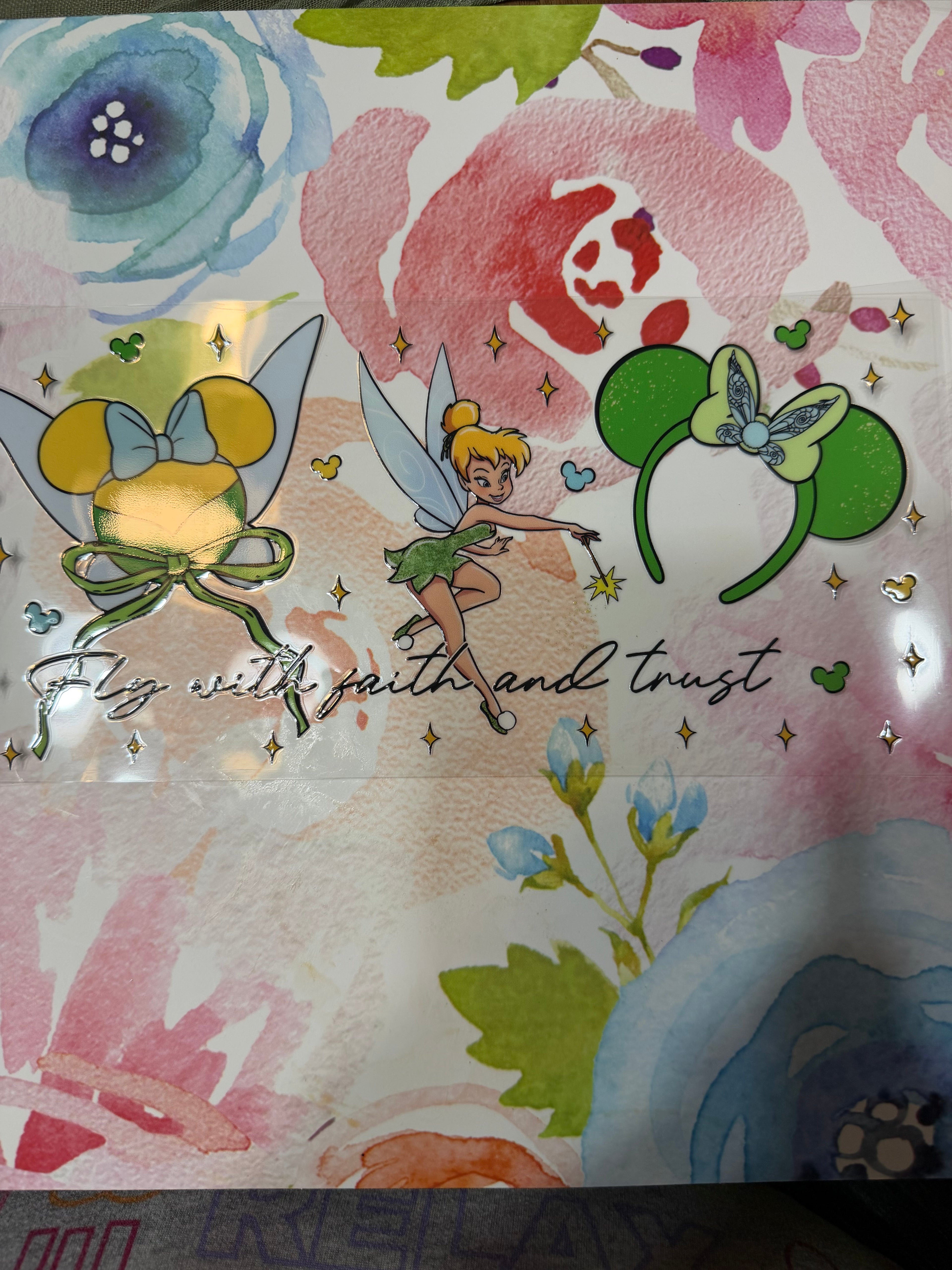 Tinkerbell fly with faith and trust