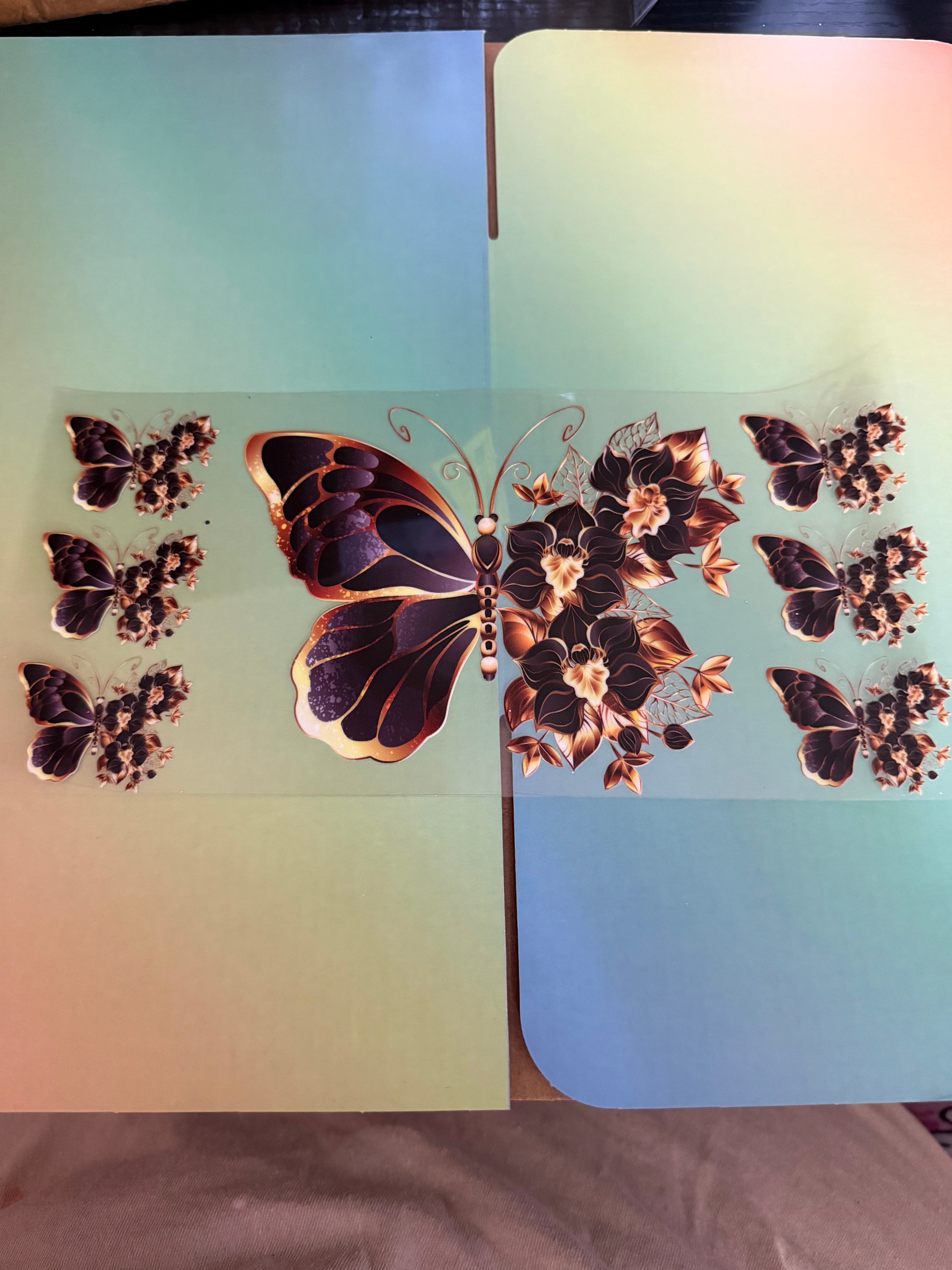 Amethyst butterfly