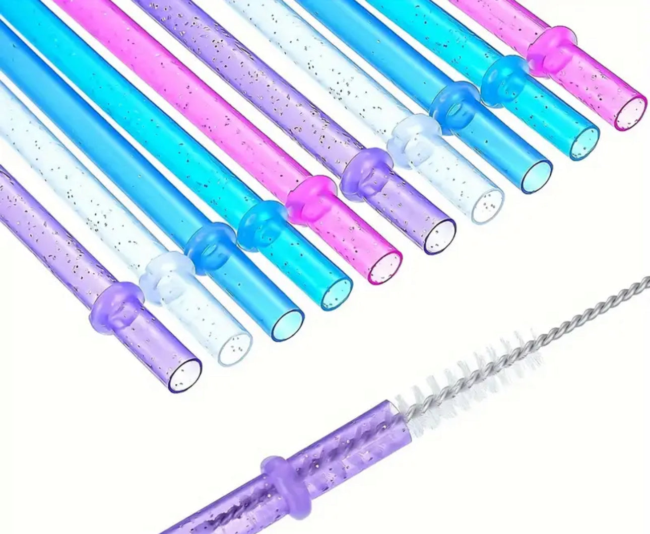 Glitter straws for 16 and 20oz cups
