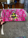 In my pink Christmas era girl Grinch