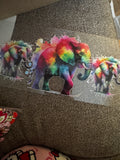 Watercolor elephants