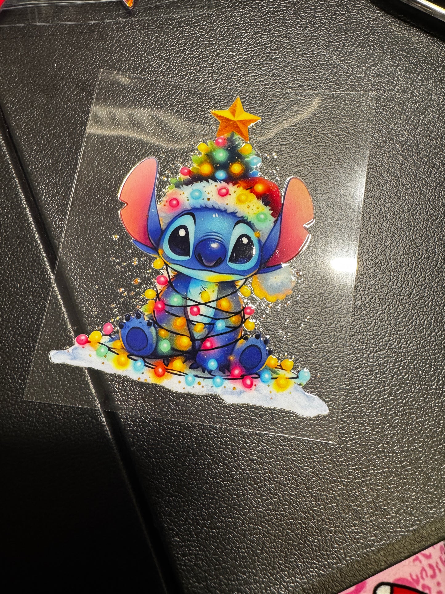 Stitch Christmas Decal
