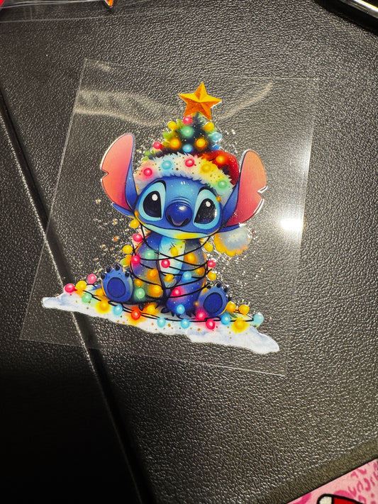 Stitch Christmas Decal