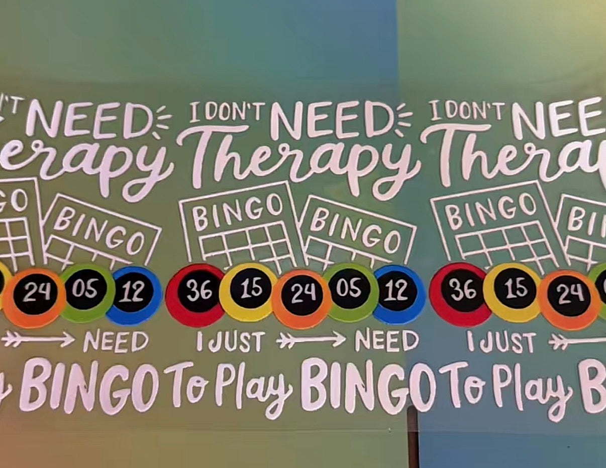 No therapy just play bingo