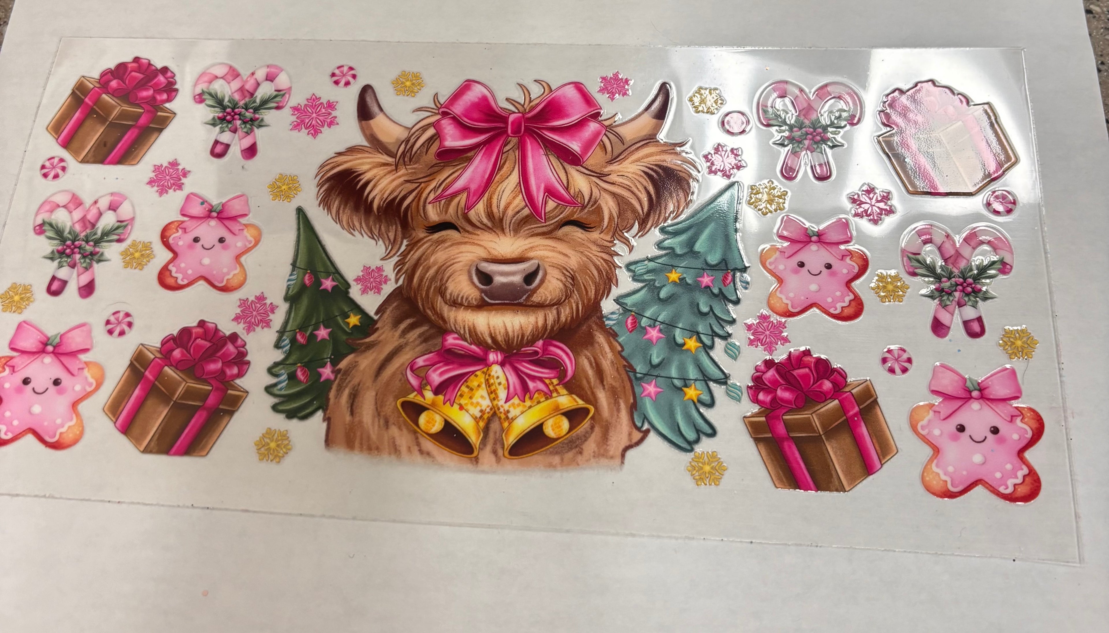 Cute Christmas Cow