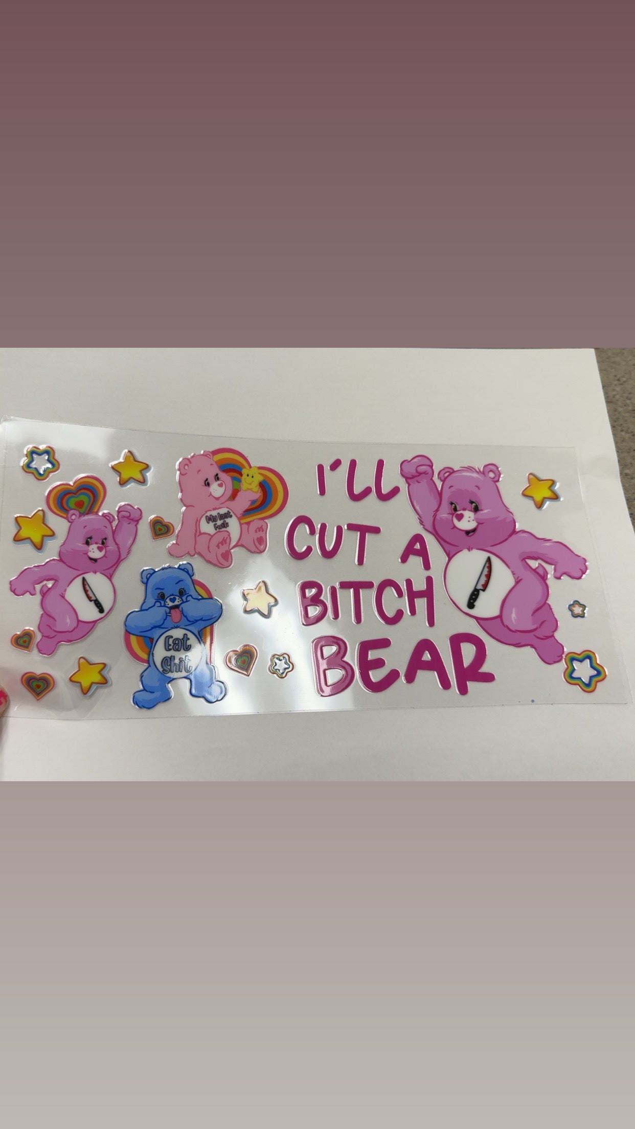 I’ll cut a bitch bear
