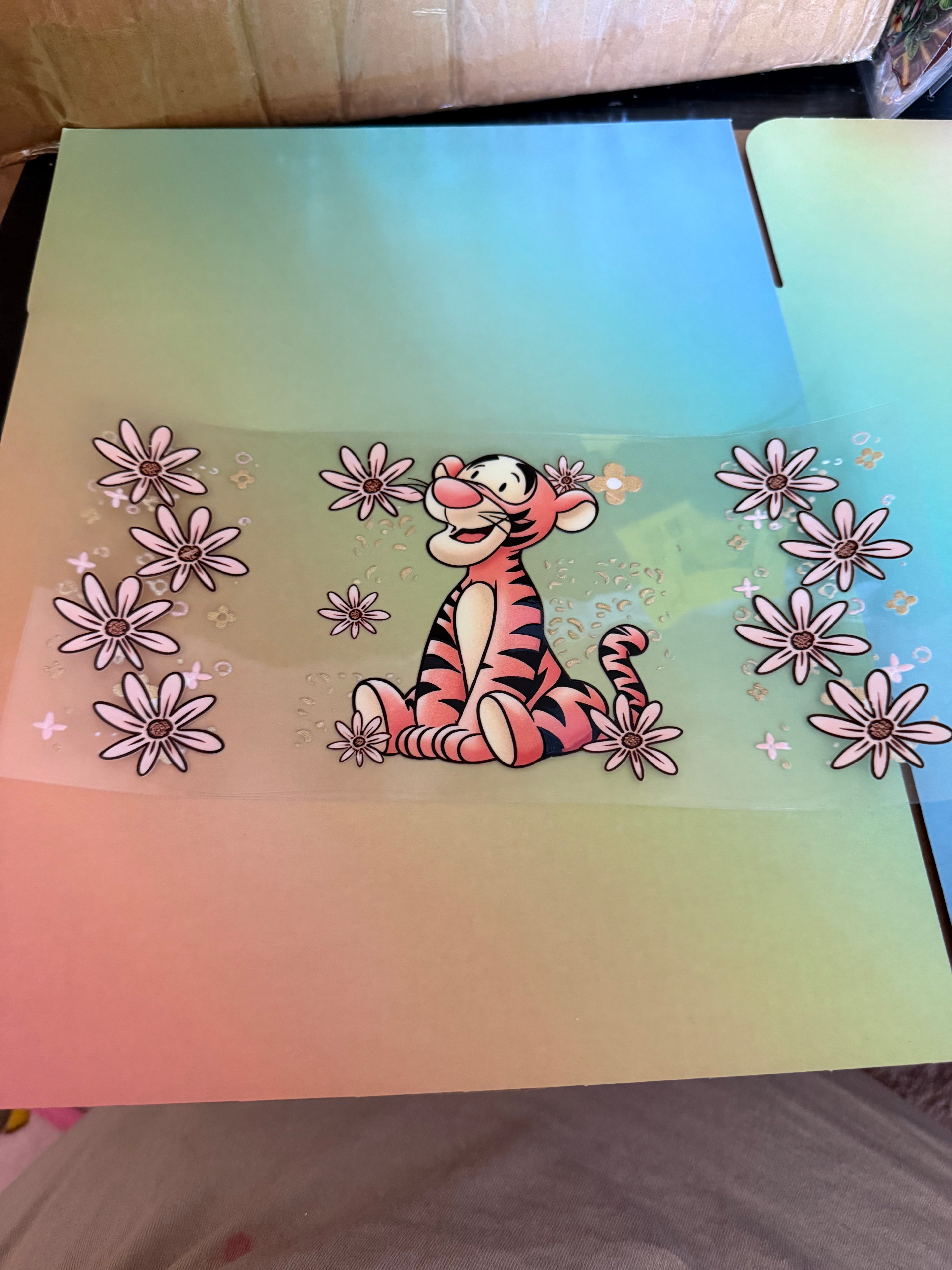 Tigger’s flower garden