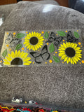 Sunflowers and butterflies