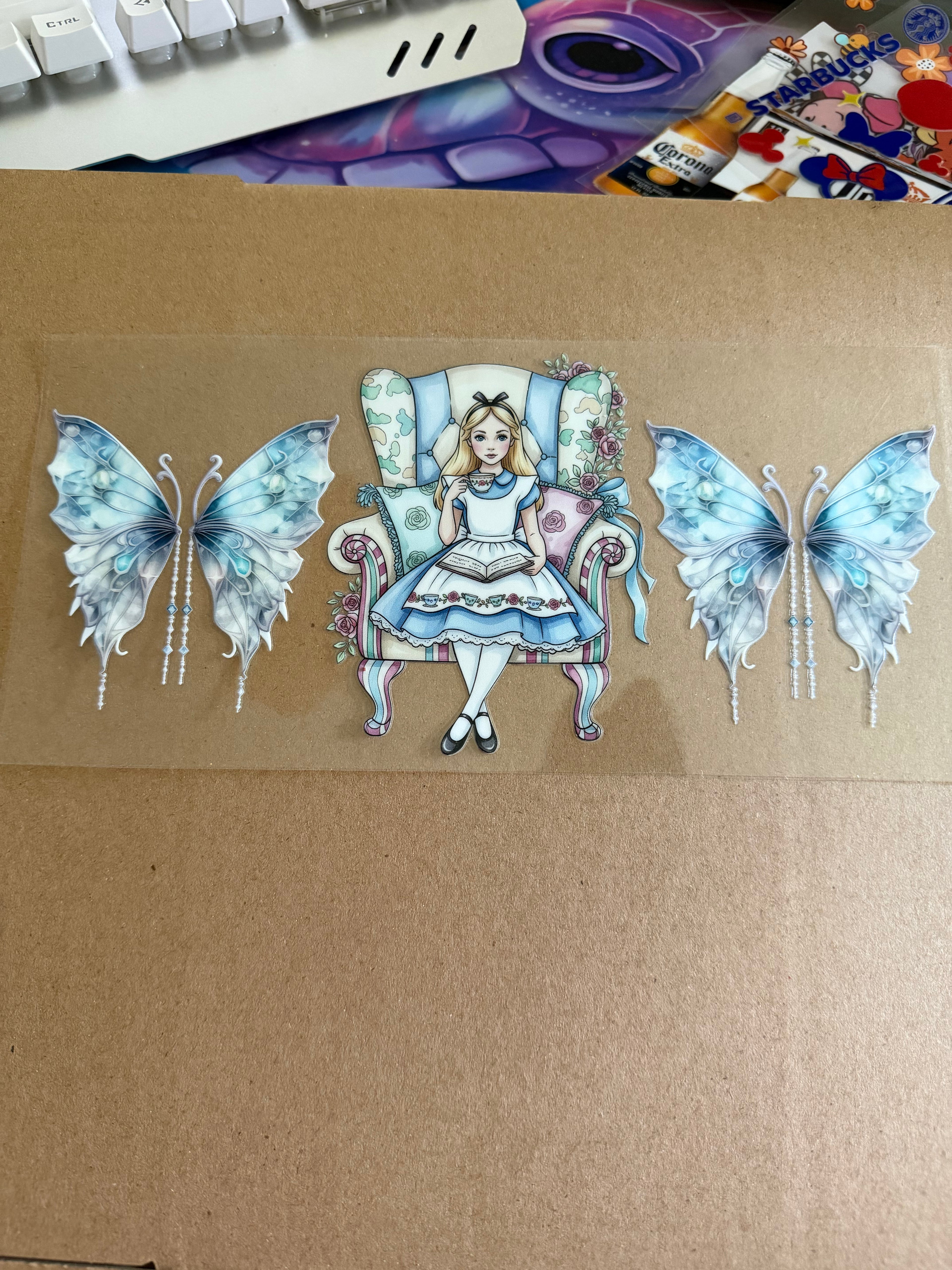 Blue butterfly Alice