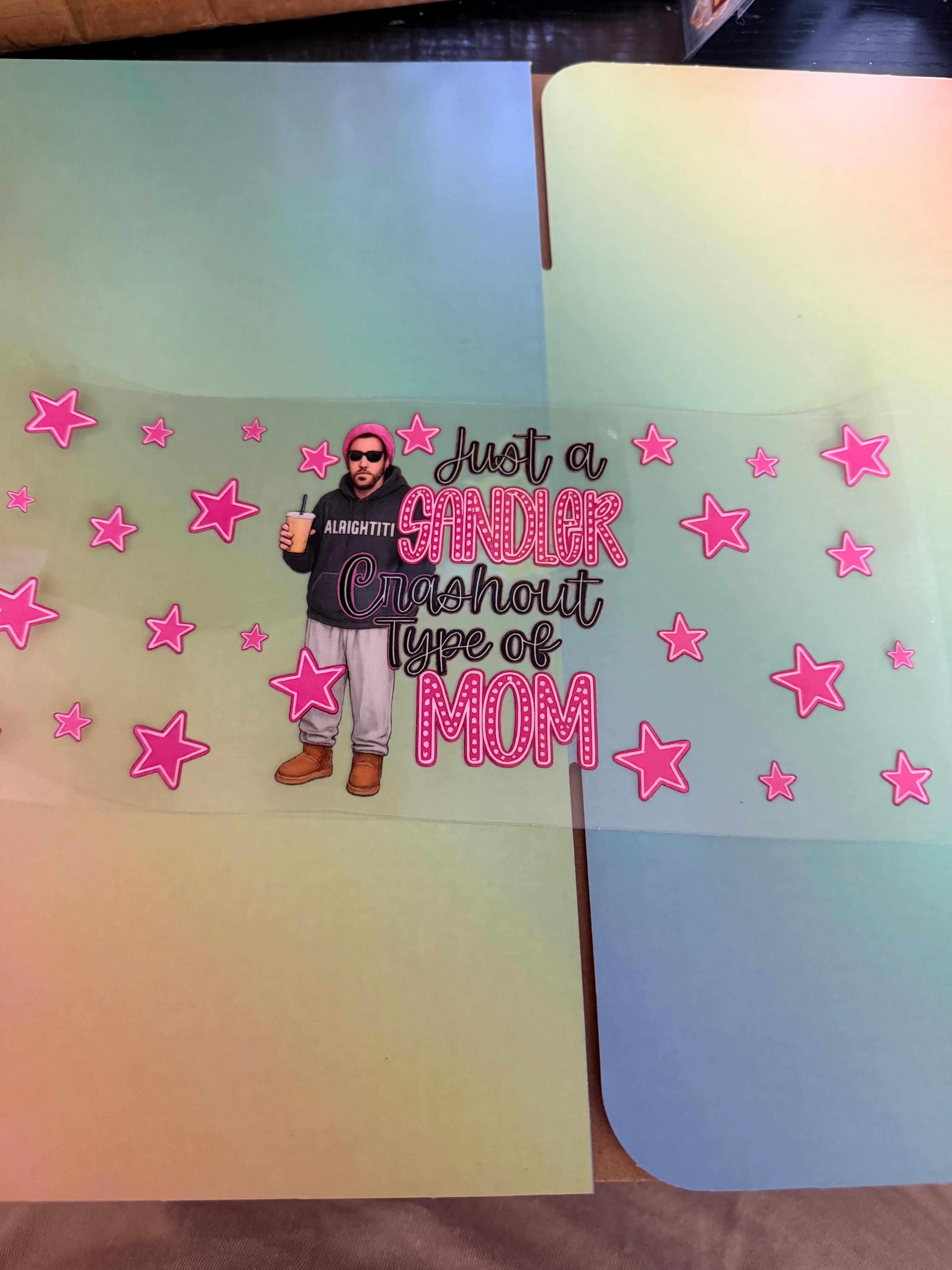 Sandler mom pink