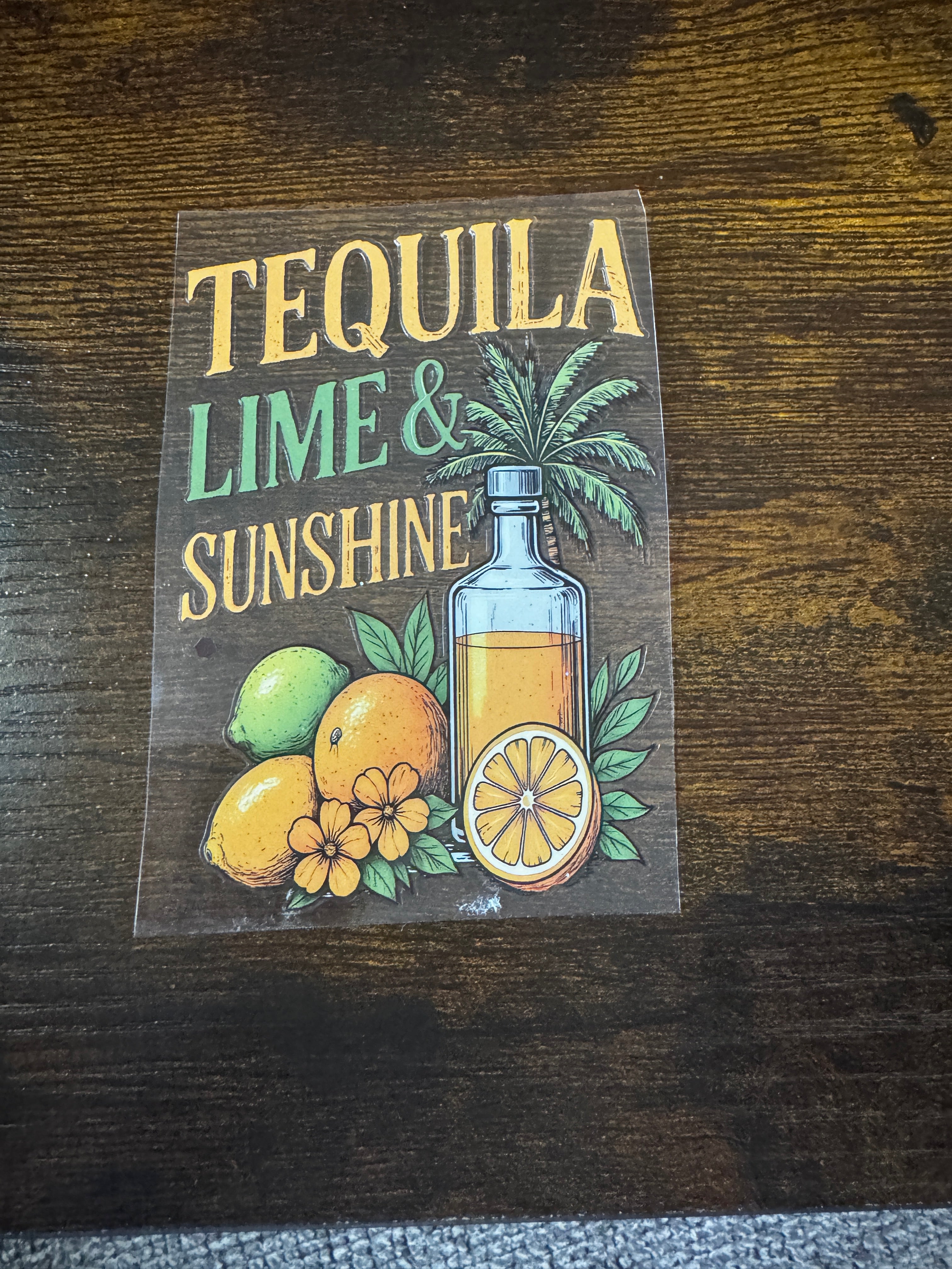 Tequila lime and sunshine