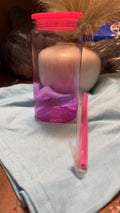NONSNOWGLOBE 16oz acrylic pink ombré