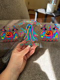 Trick-or-treat with strawberries, neon, ghost and ducks