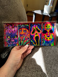 Vivid neon, Chucky Freddy Ghostface, Jason