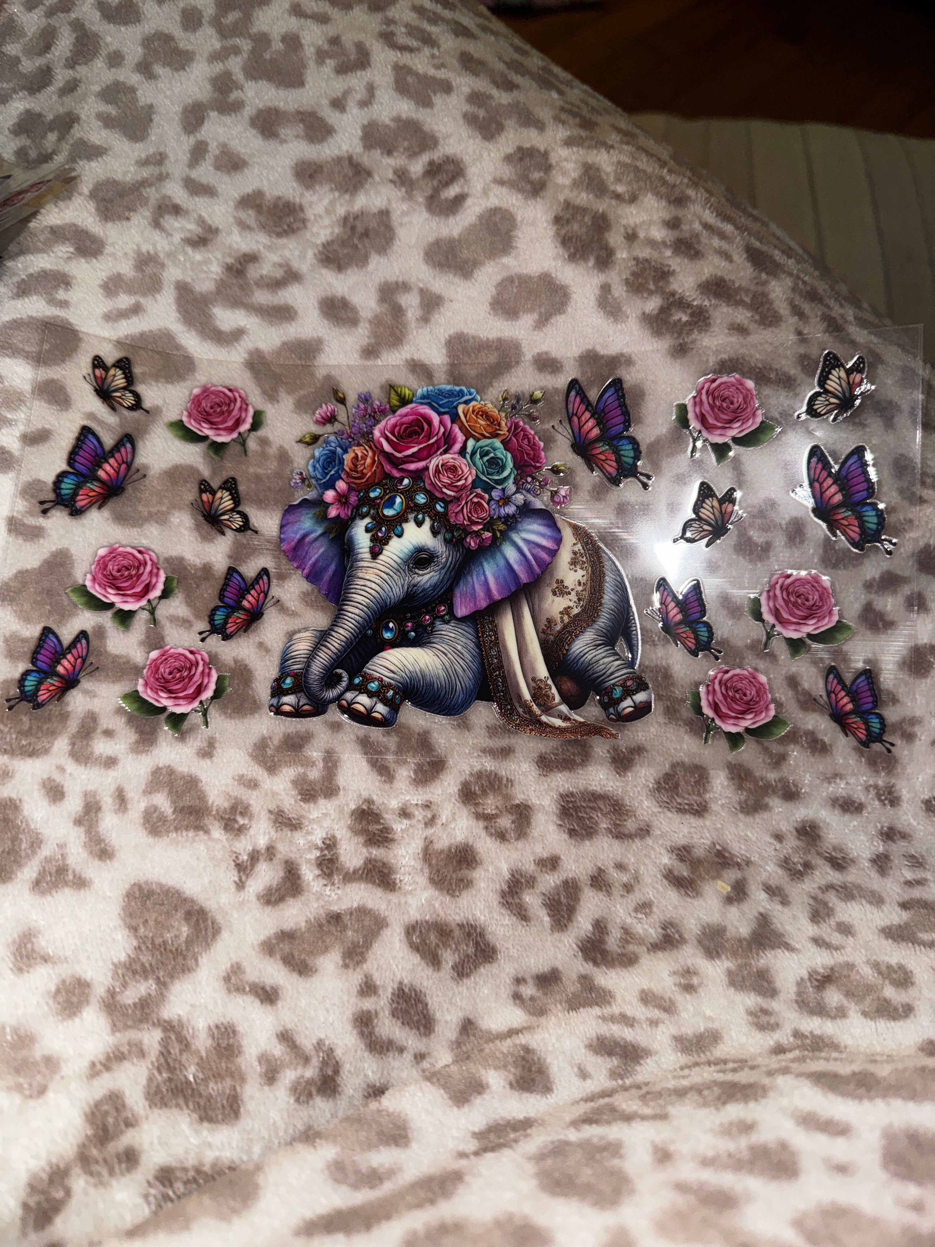 Petals & Pearls elephant