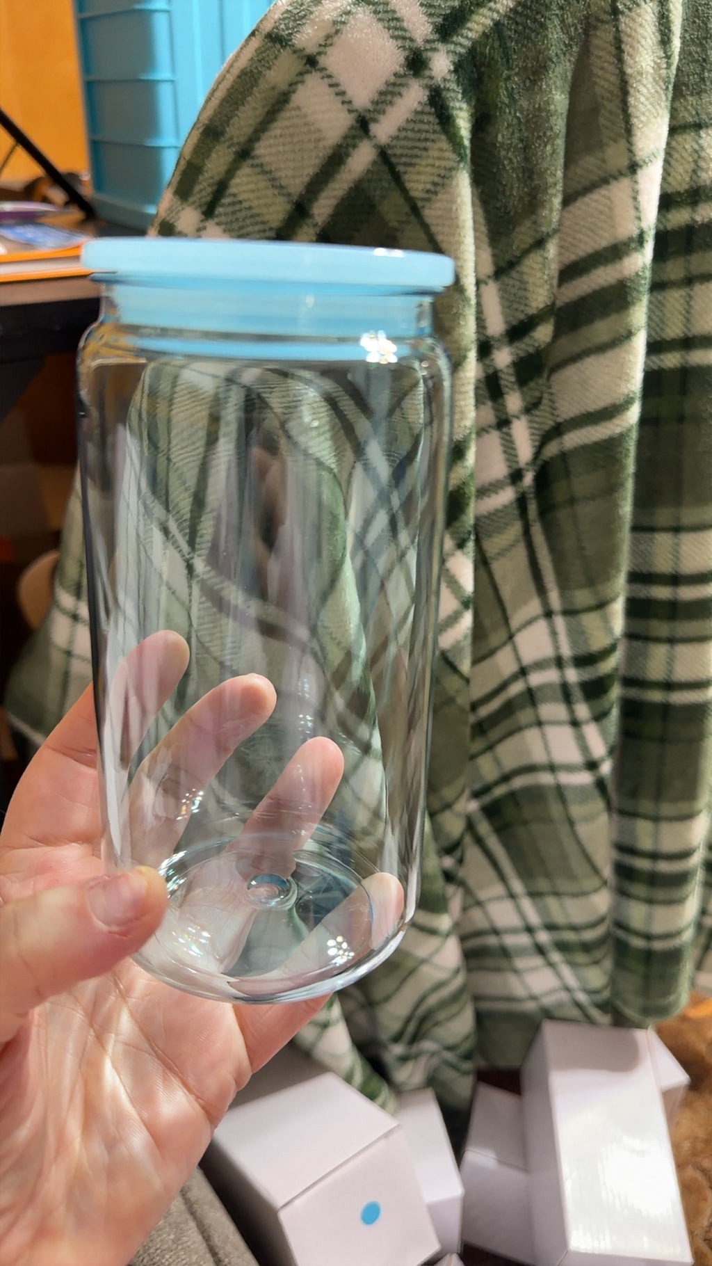 16 oz plastic can NON SNOWGLOBE!! Click to choose your color option