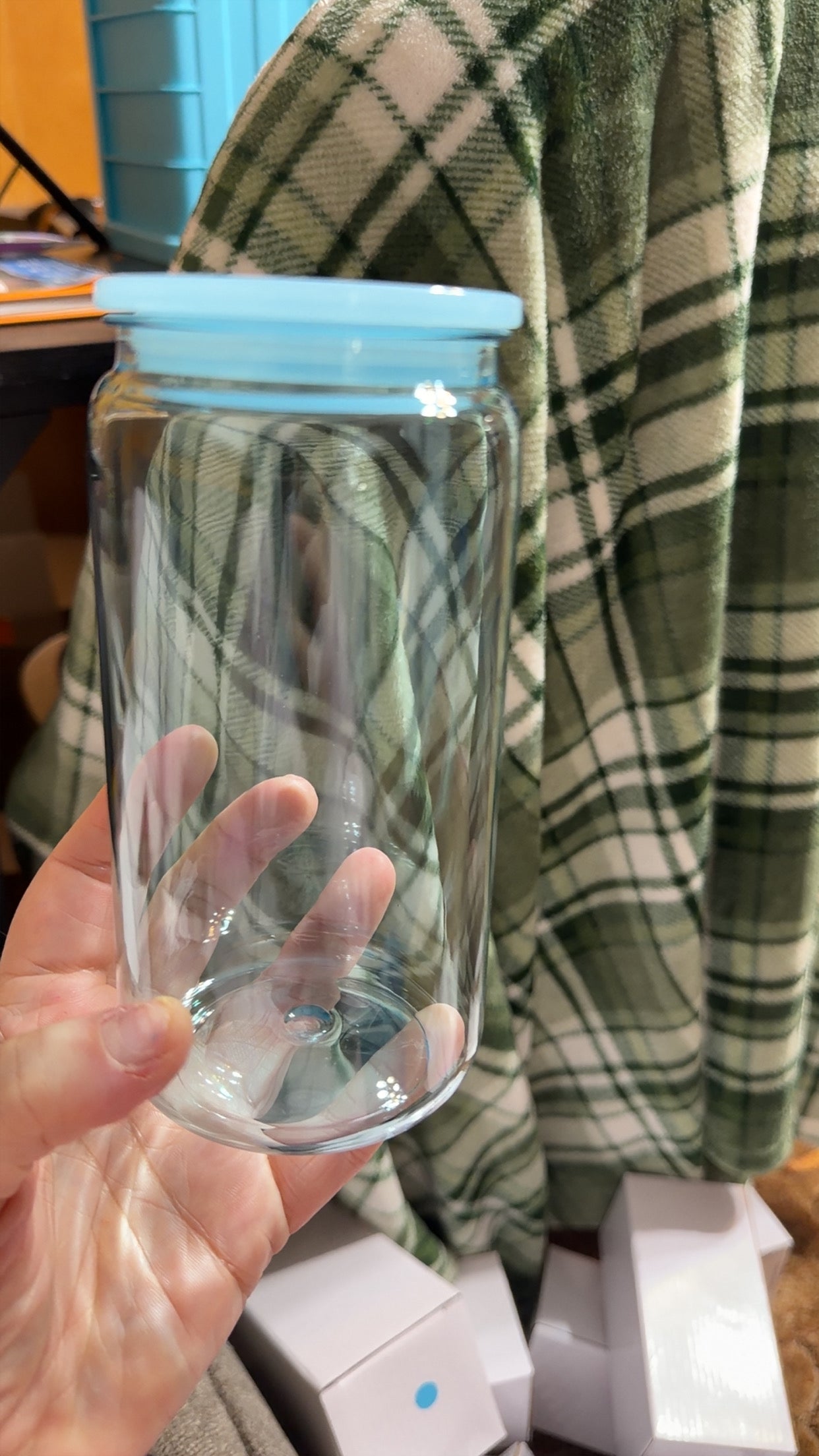 16 oz plastic can NON SNOWGLOBE!! Click to choose your color option