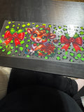 Cow red bows and green dots