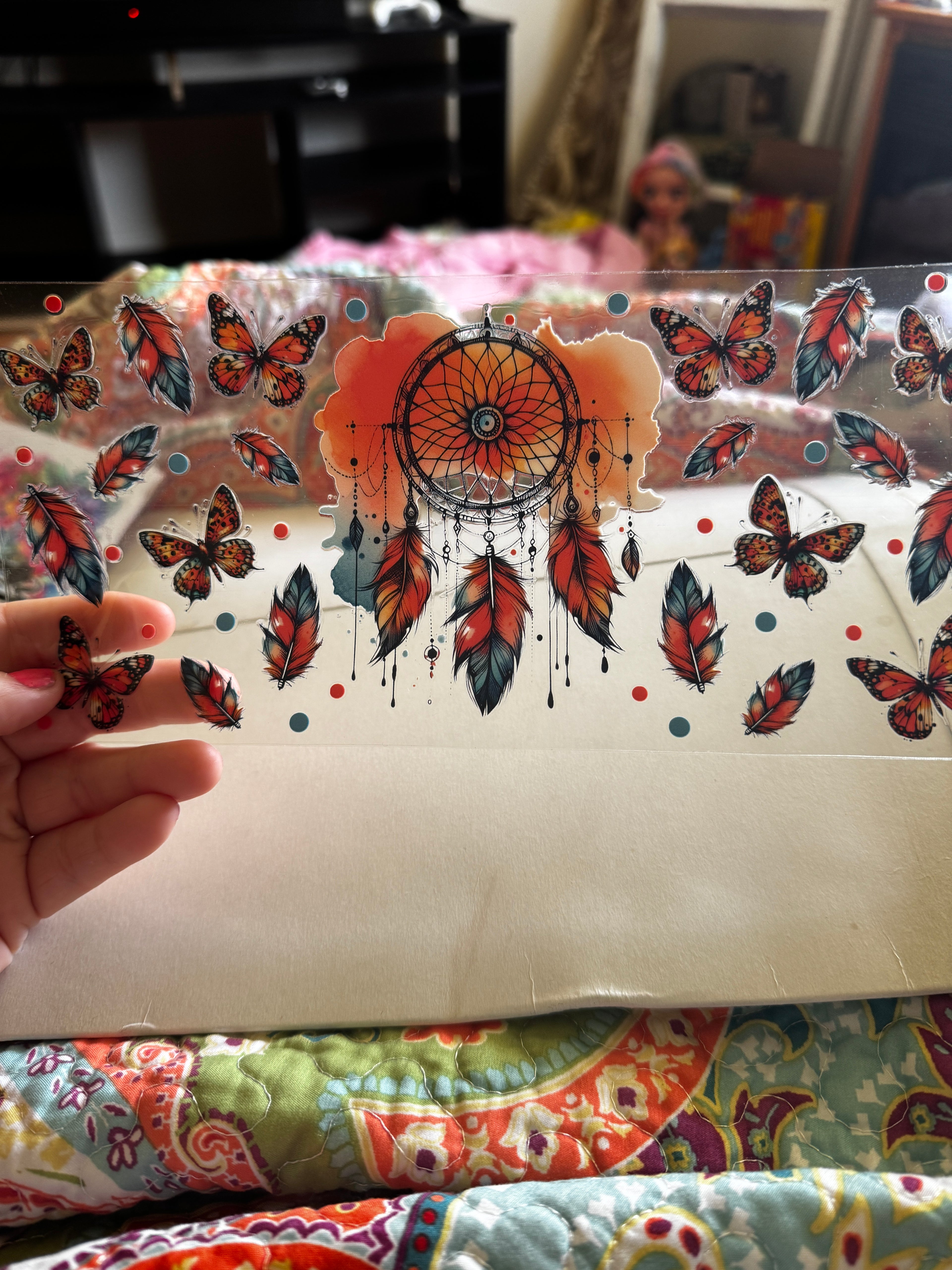 Dream catchers and butterflies