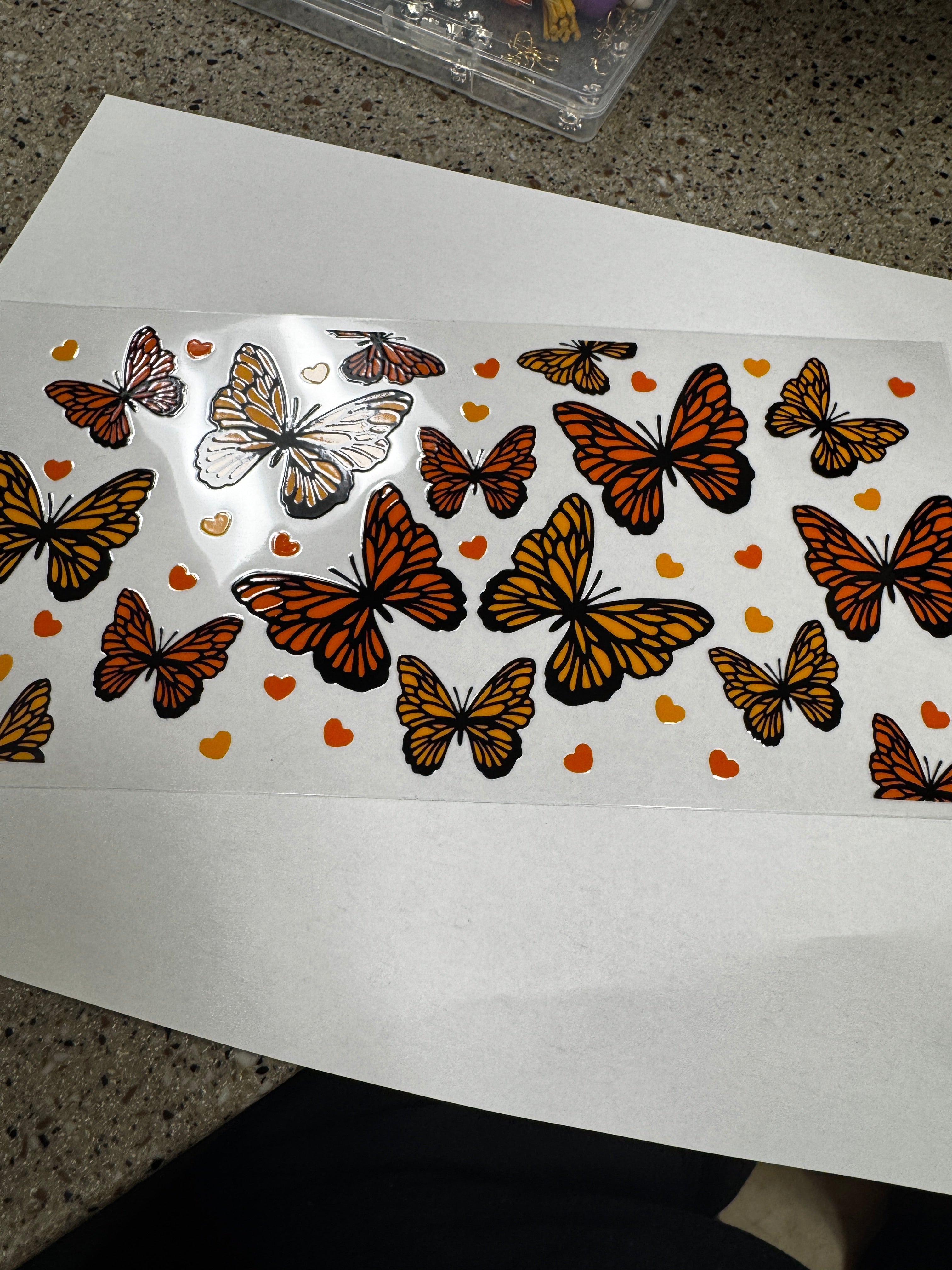 Orange butterfly