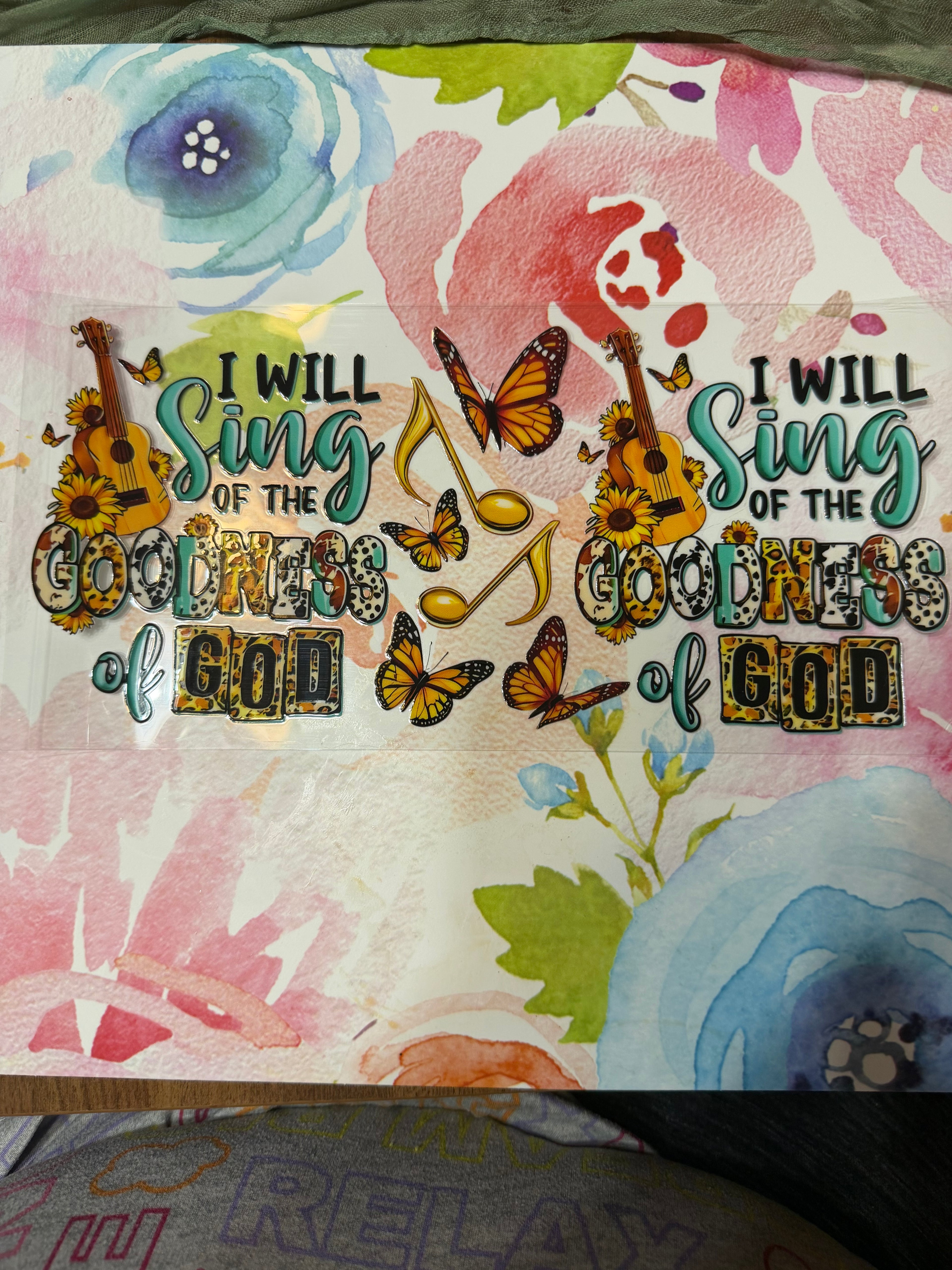 Sing of the goodness of god
