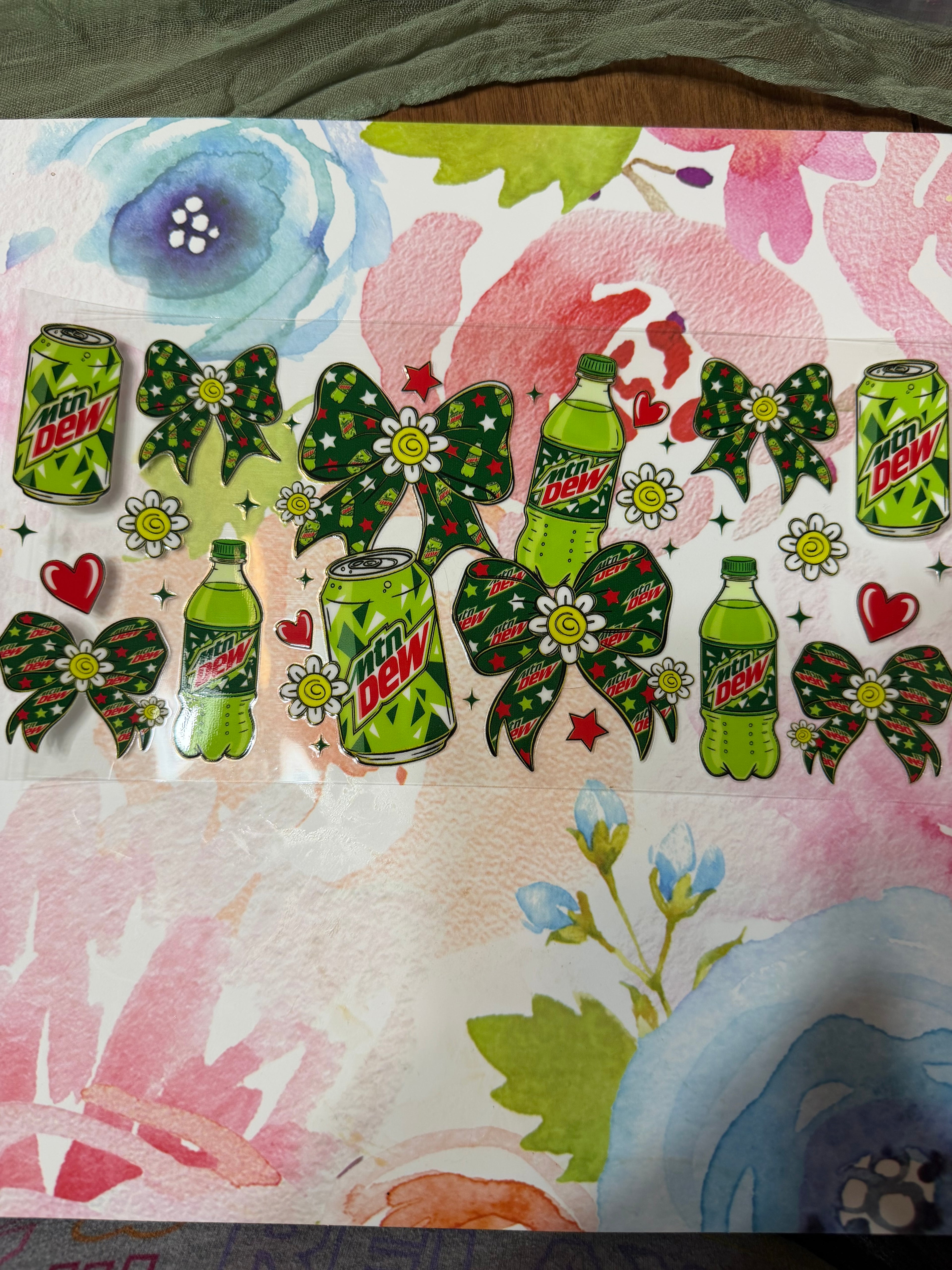 Mountain Dew bows