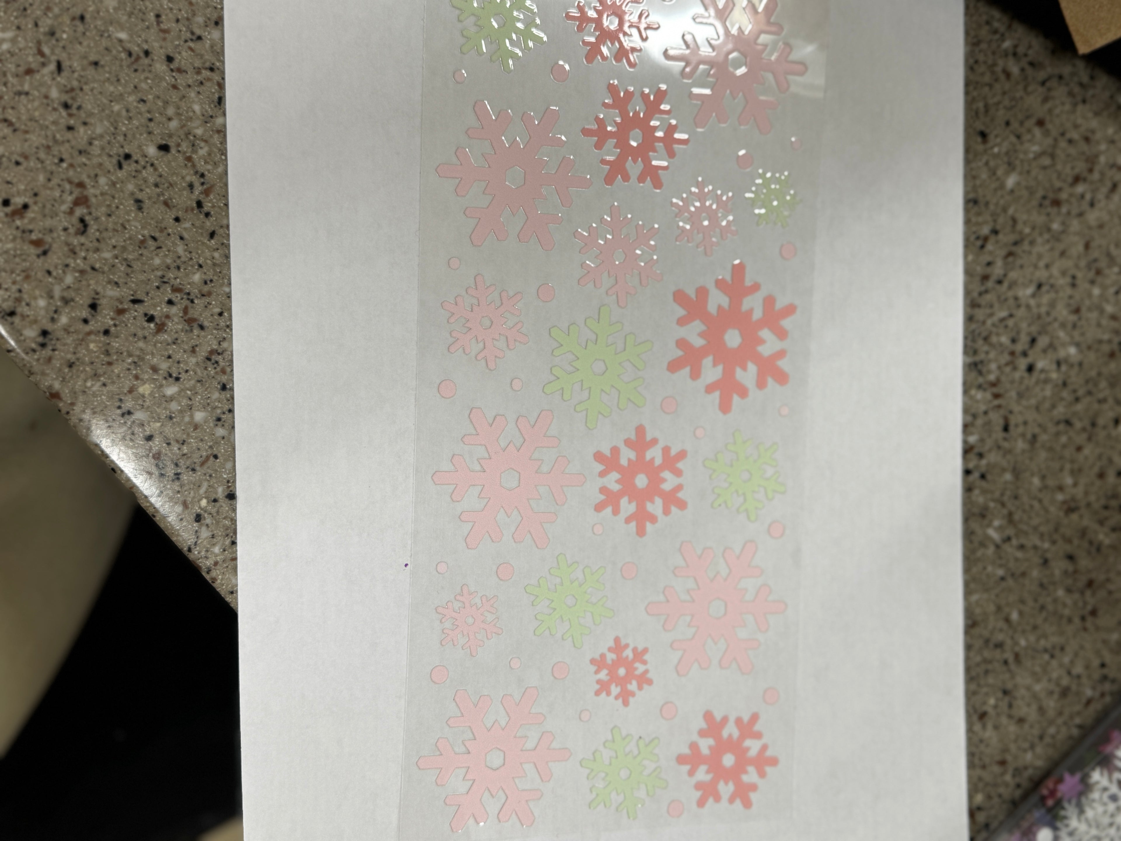 Pink snowflake