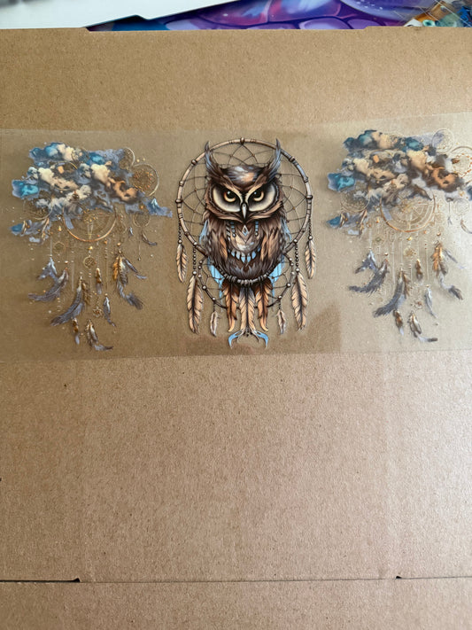 Brown owl dream catcher