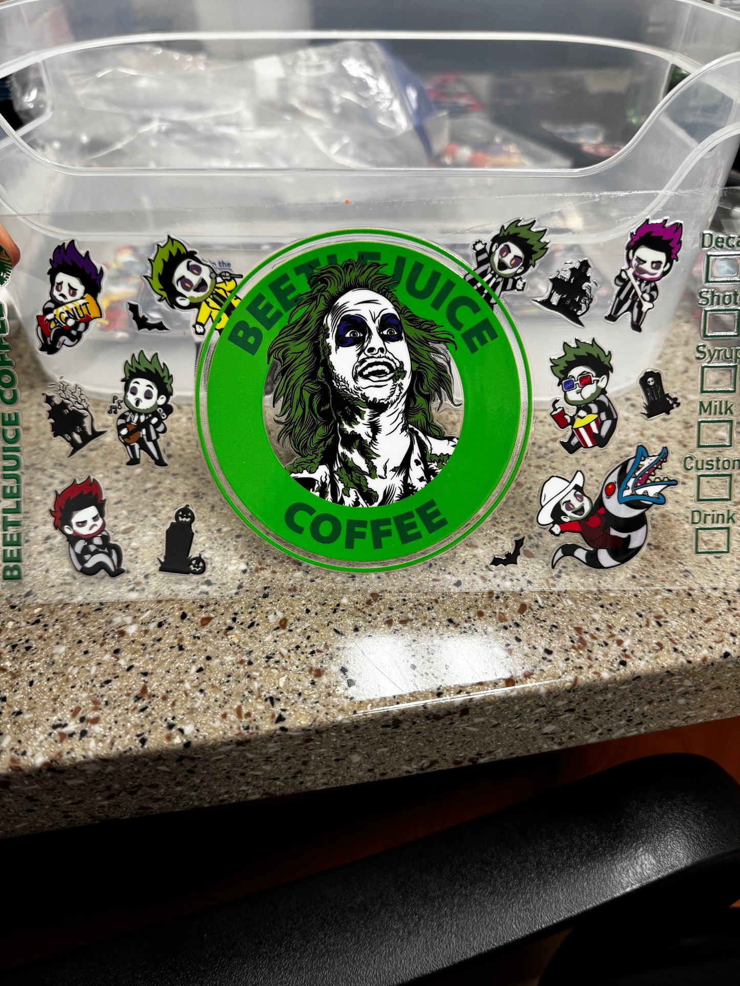 4 Beetle juice coffee