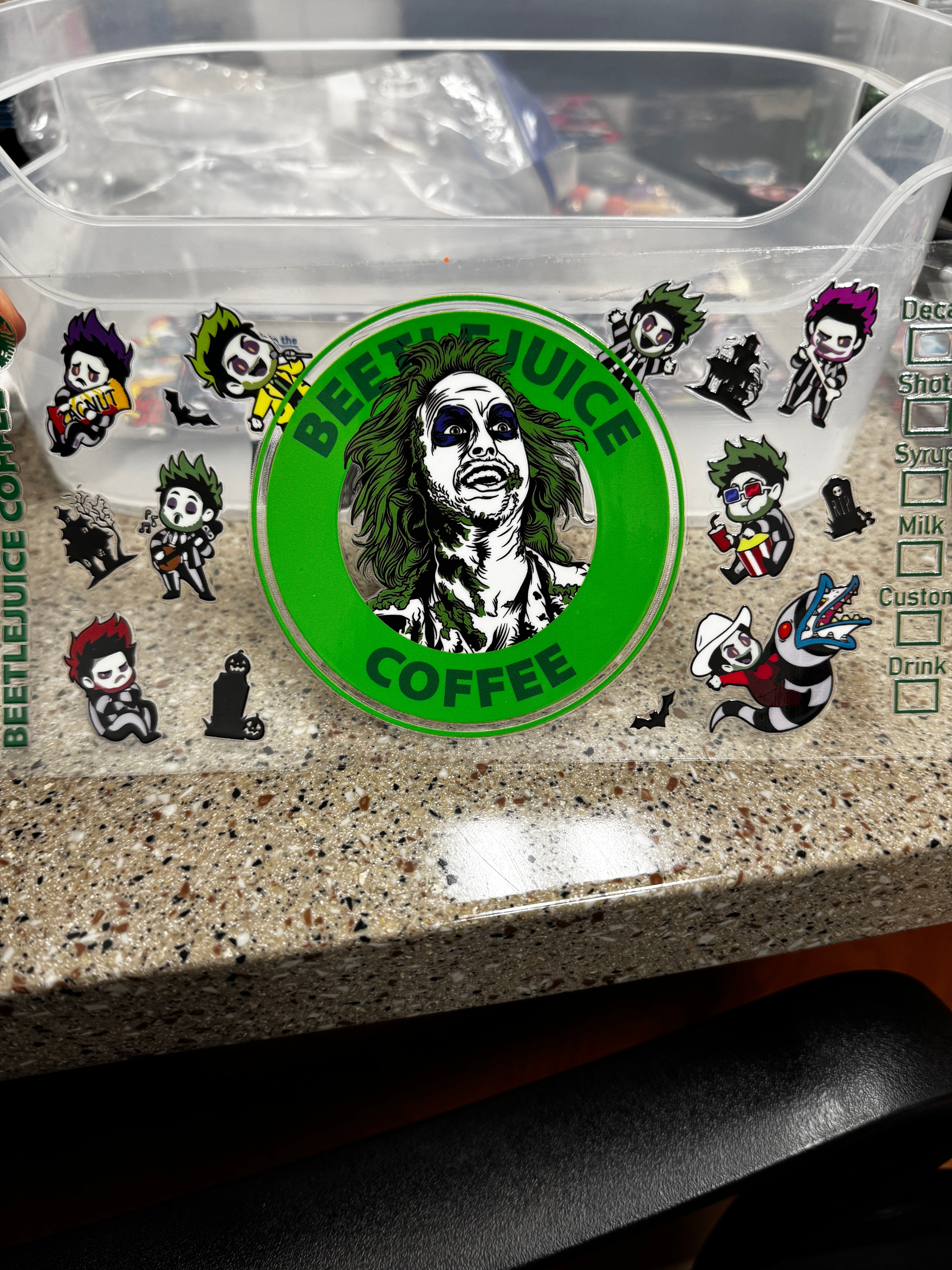4 Beetle juice coffee