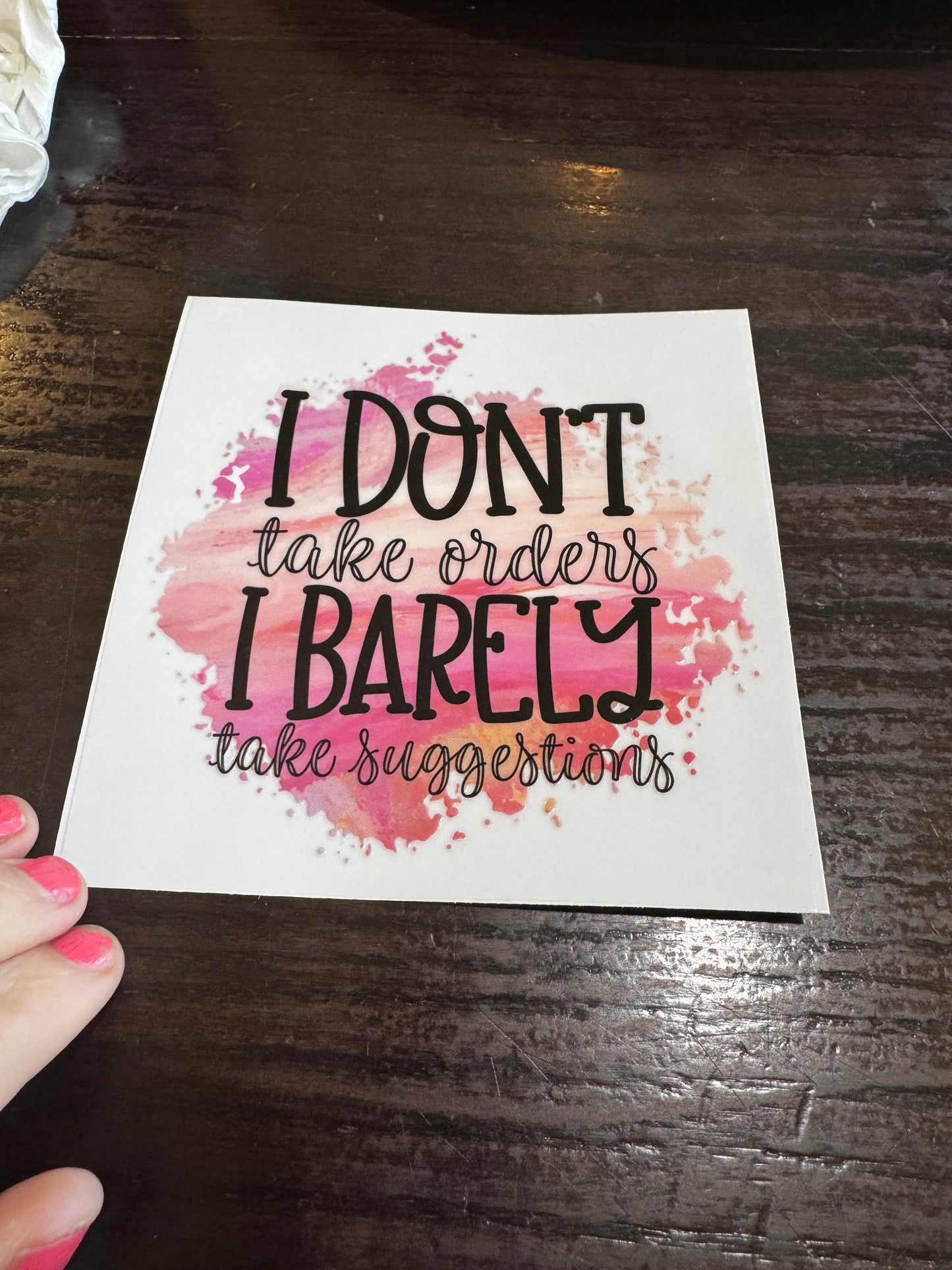 Sarcasm decals (click to choose options)