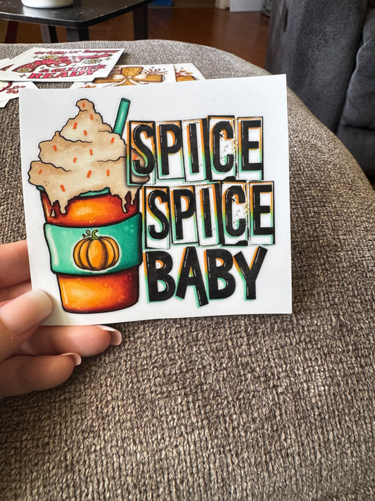 Spice spice baby decal
