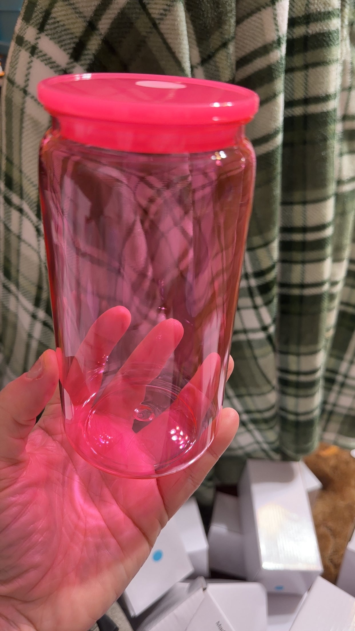 16 oz plastic can NON SNOWGLOBE!! Click to choose your color option