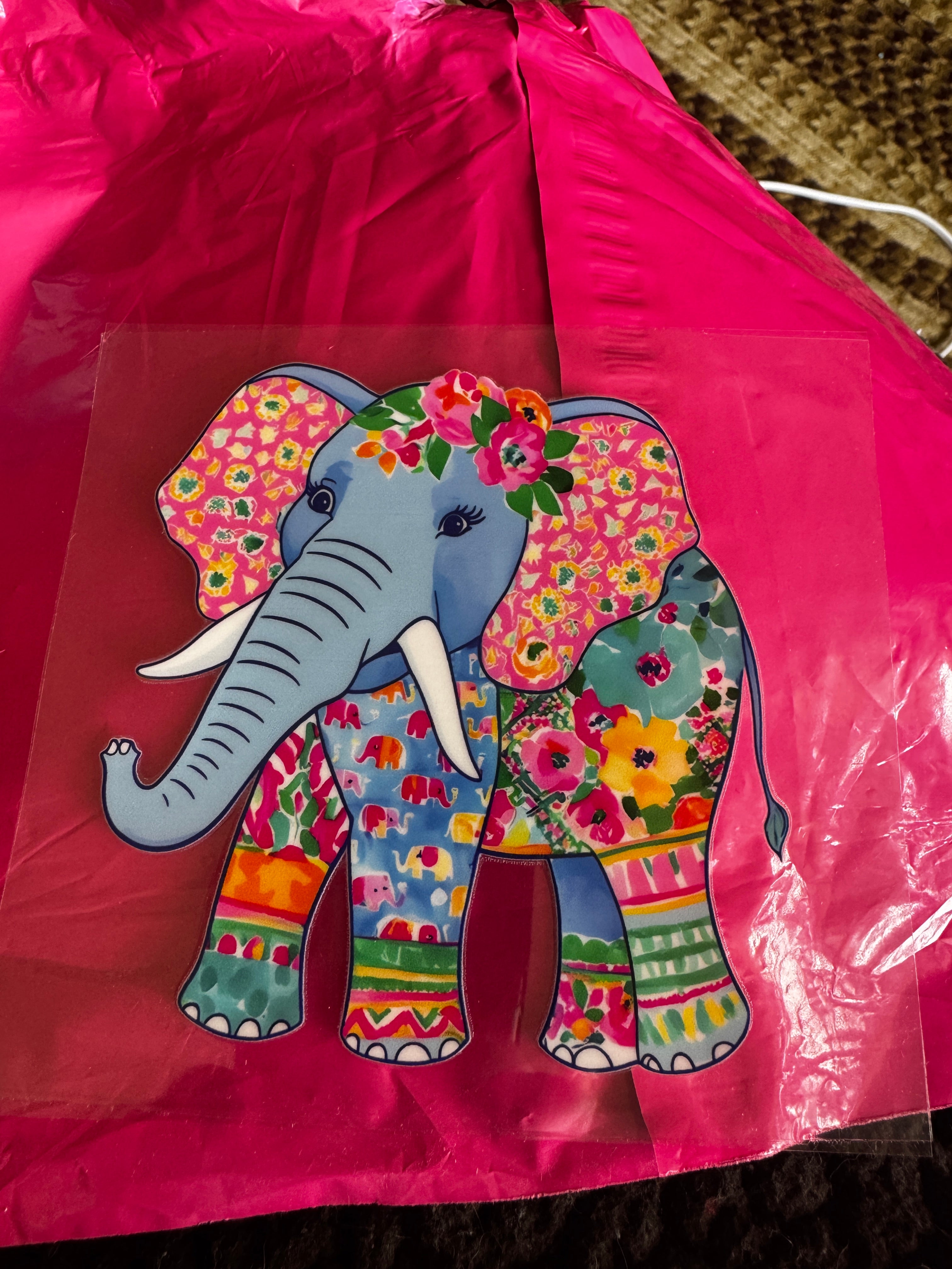 Pretty Elephant decal