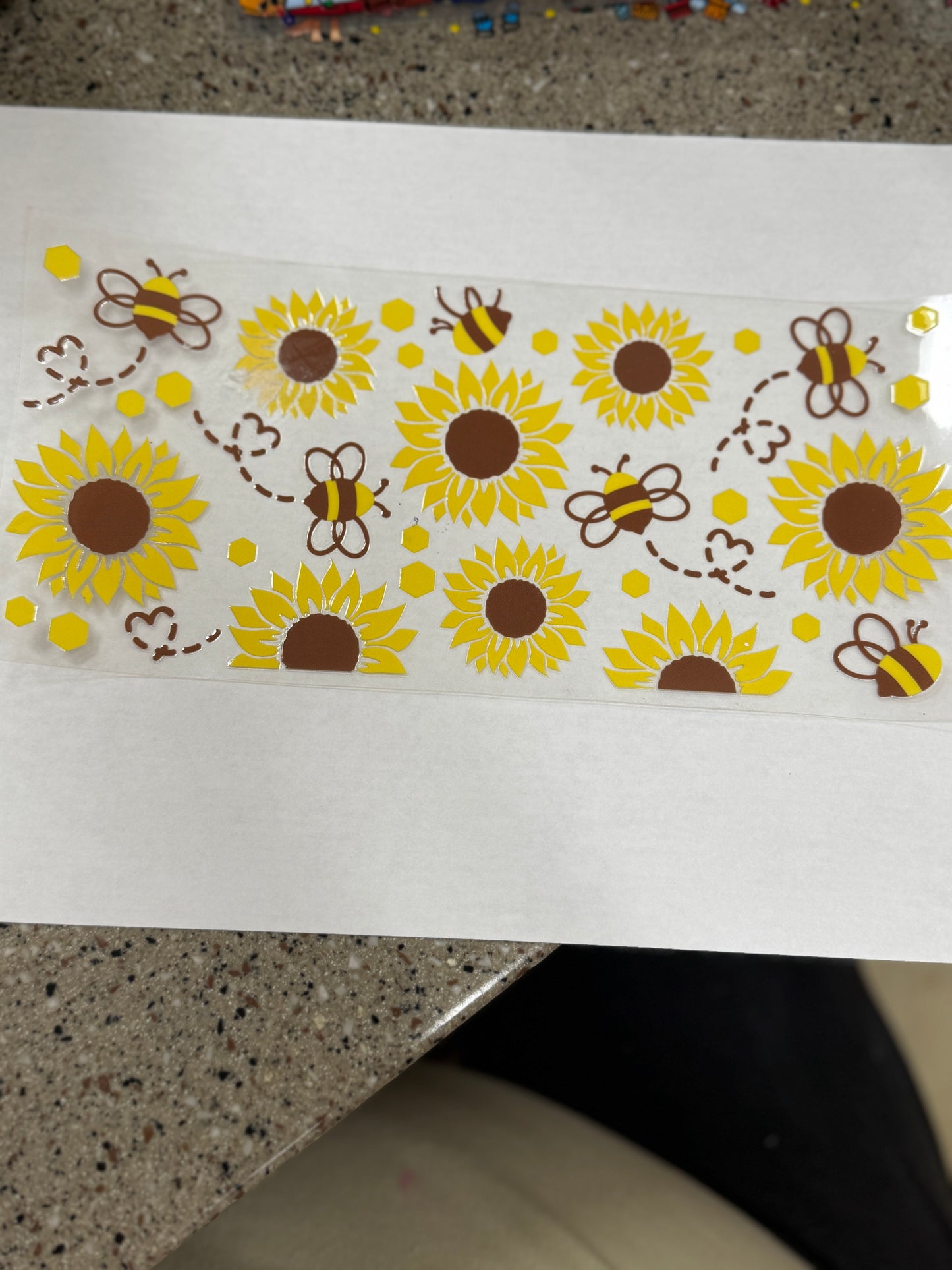 Sunflowers and bees 🐝