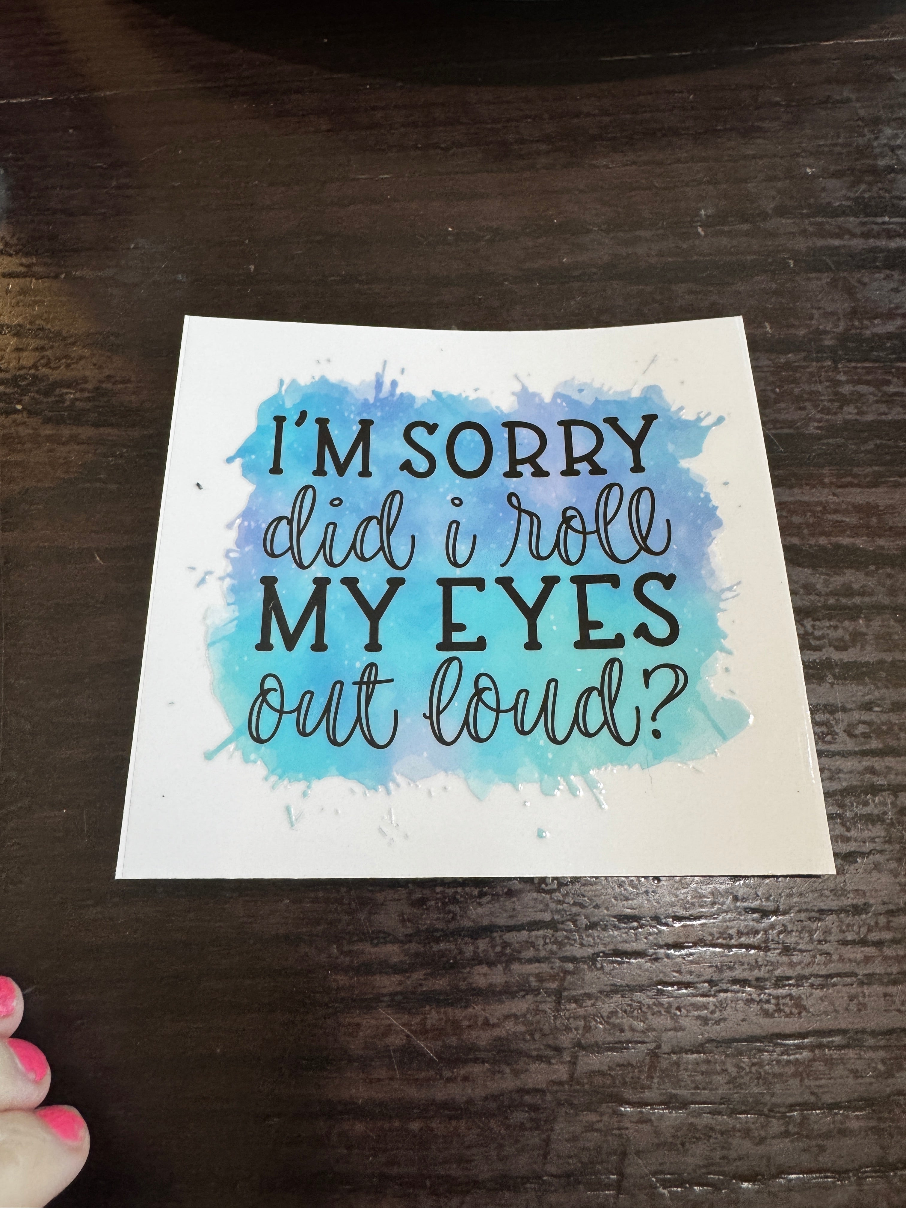 Sarcasm decals (click to choose options)