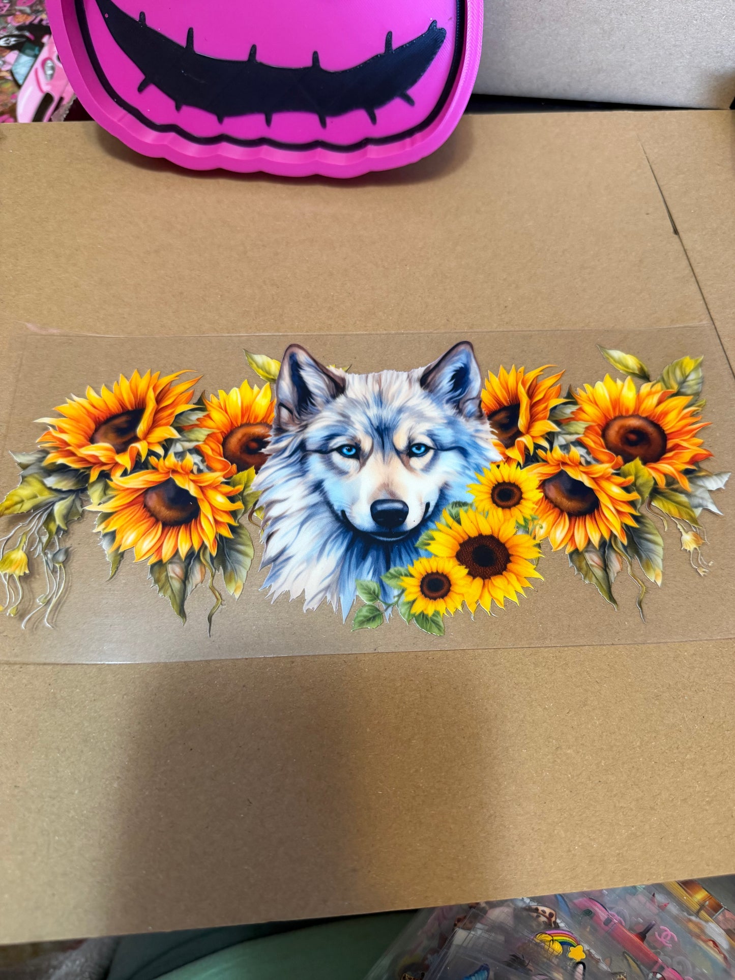 Sunflower wolf