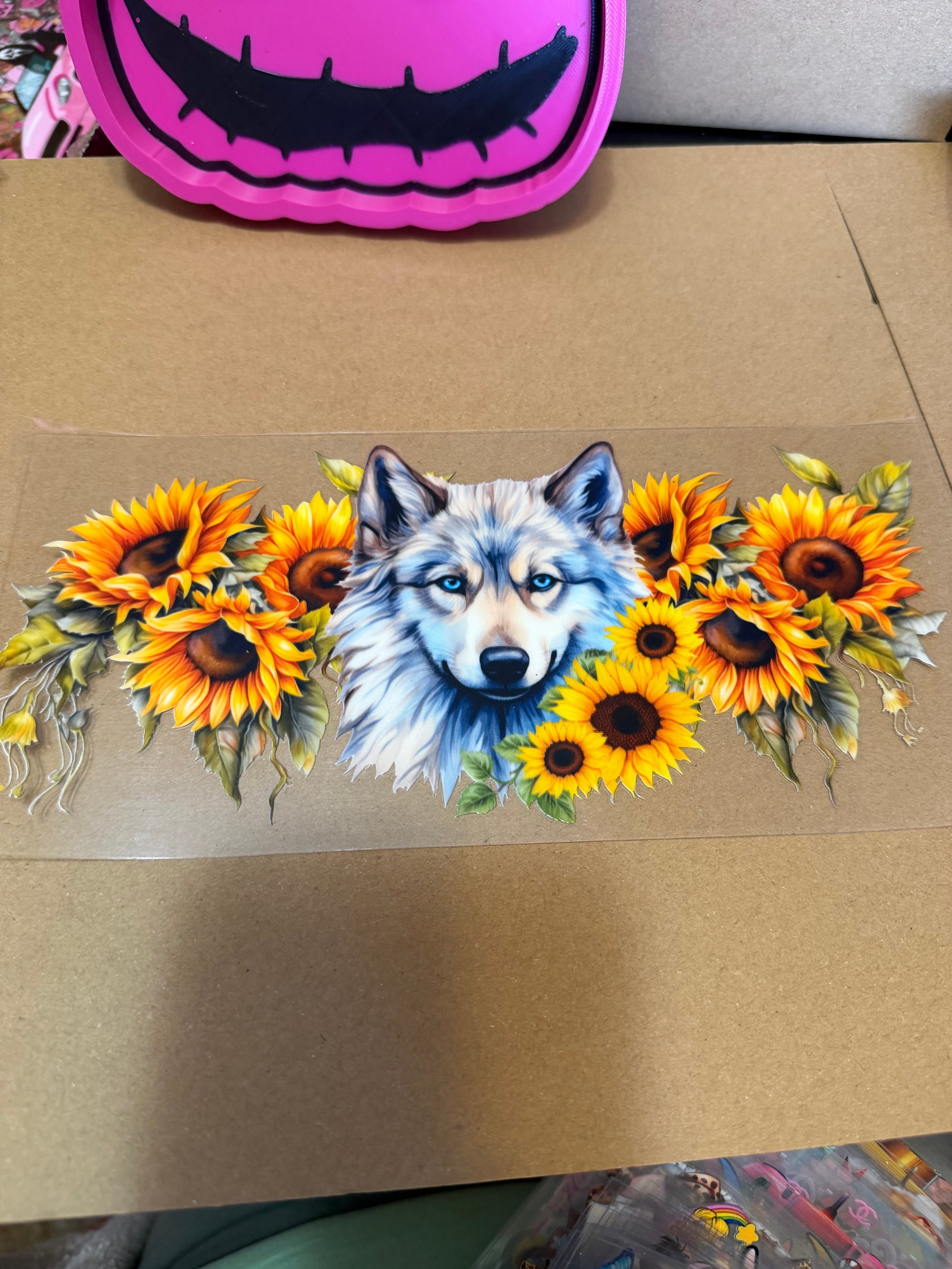 Sunflower wolf